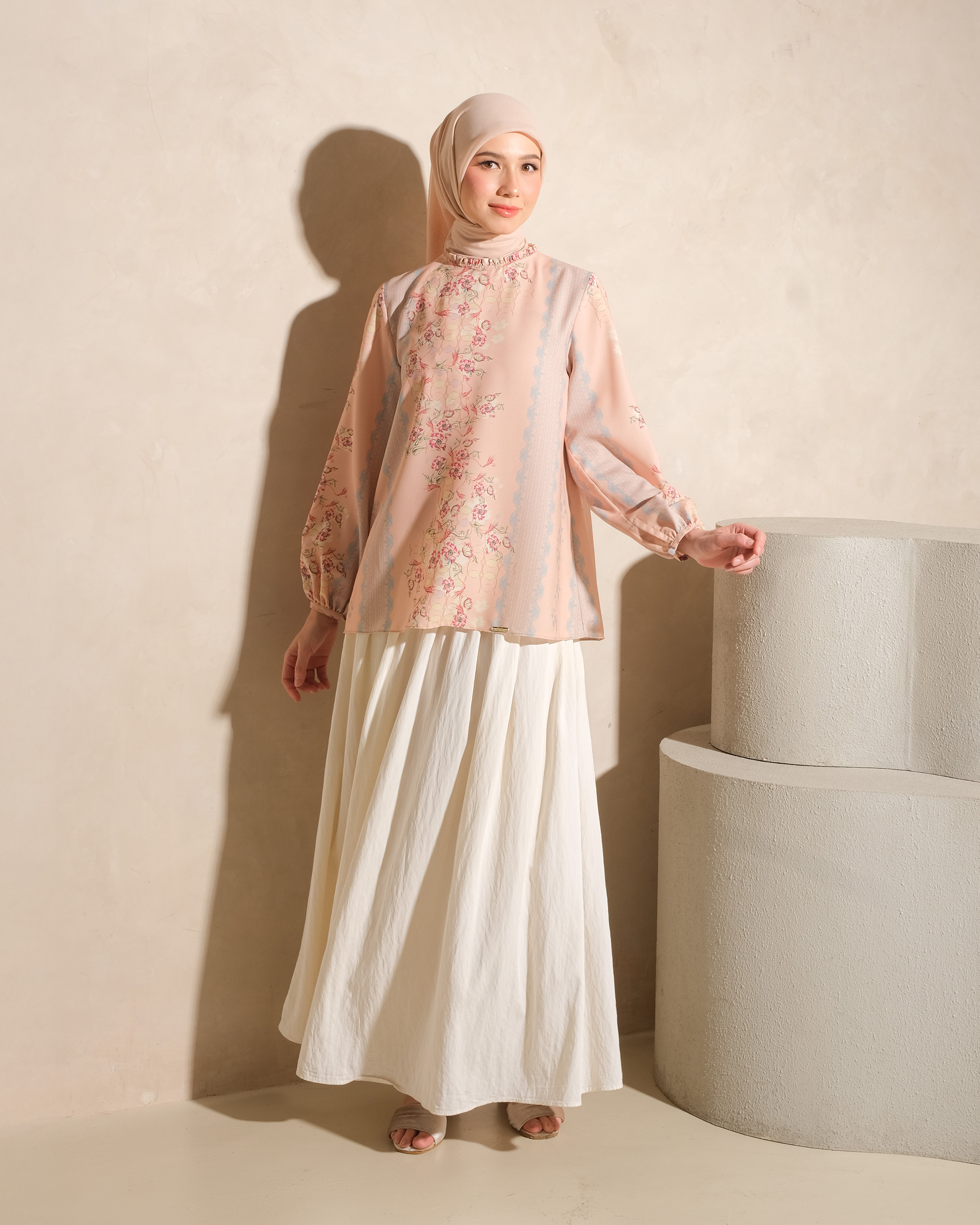 AMAYA BLOUSE - BLUE
