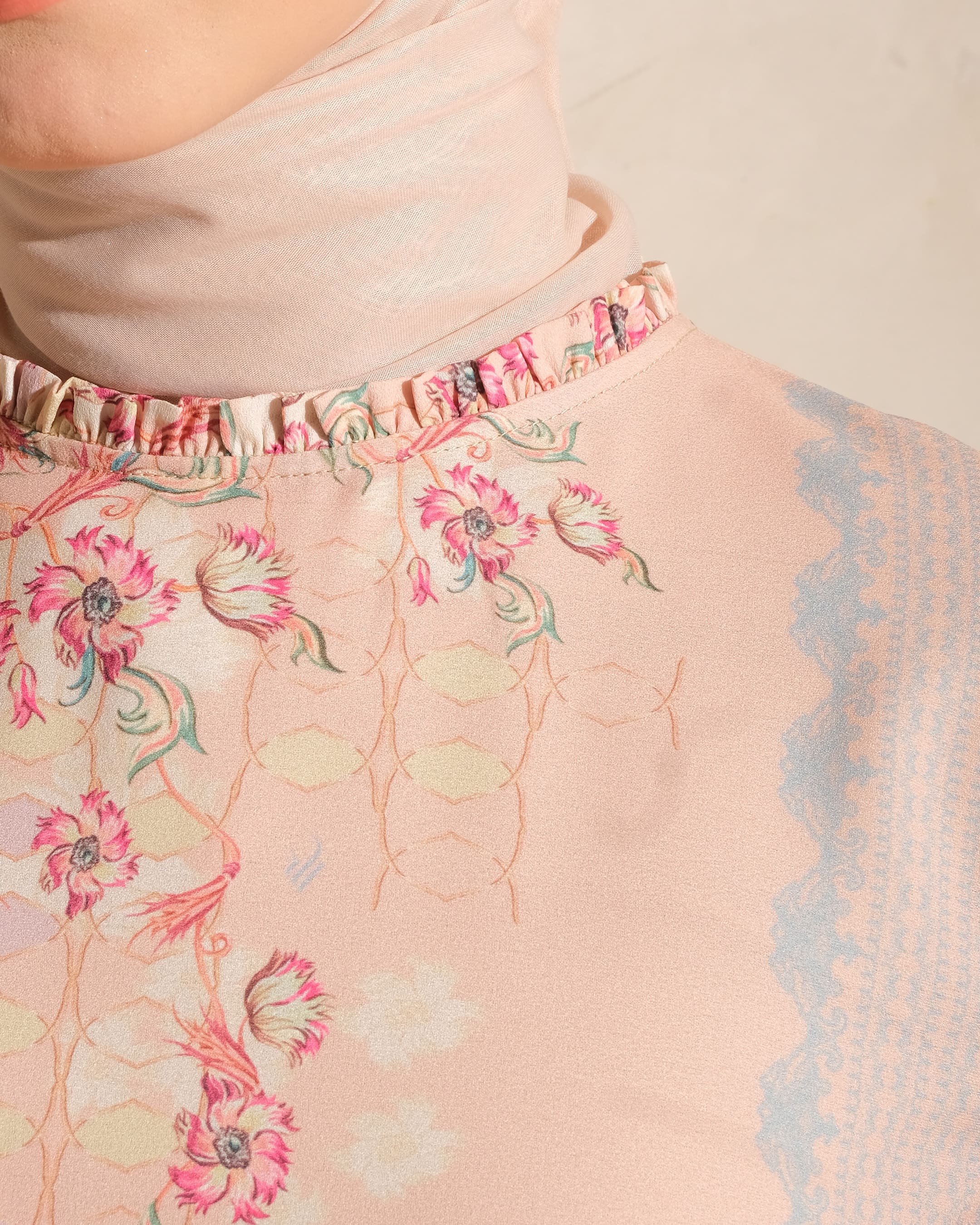 AMAYA BLOUSE - BLUE