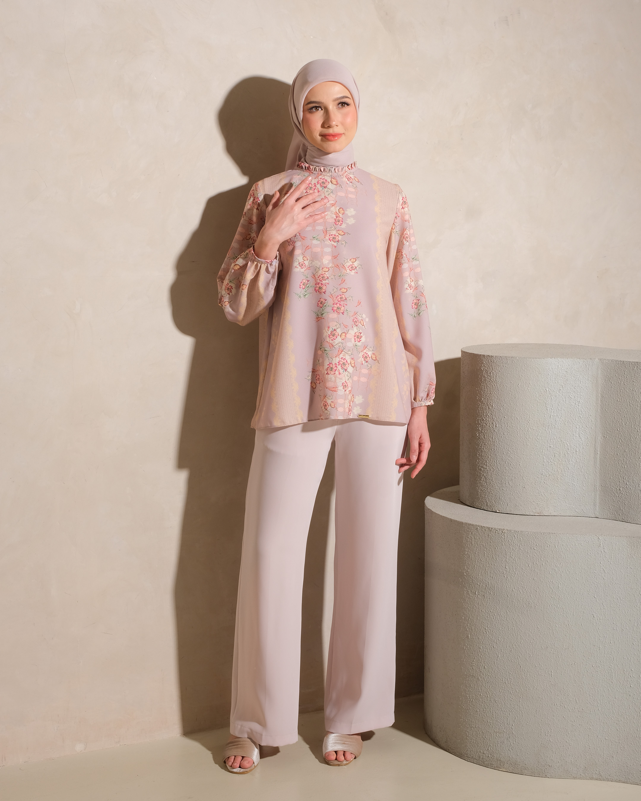 AMAYA BLOUSE - MUSTARD