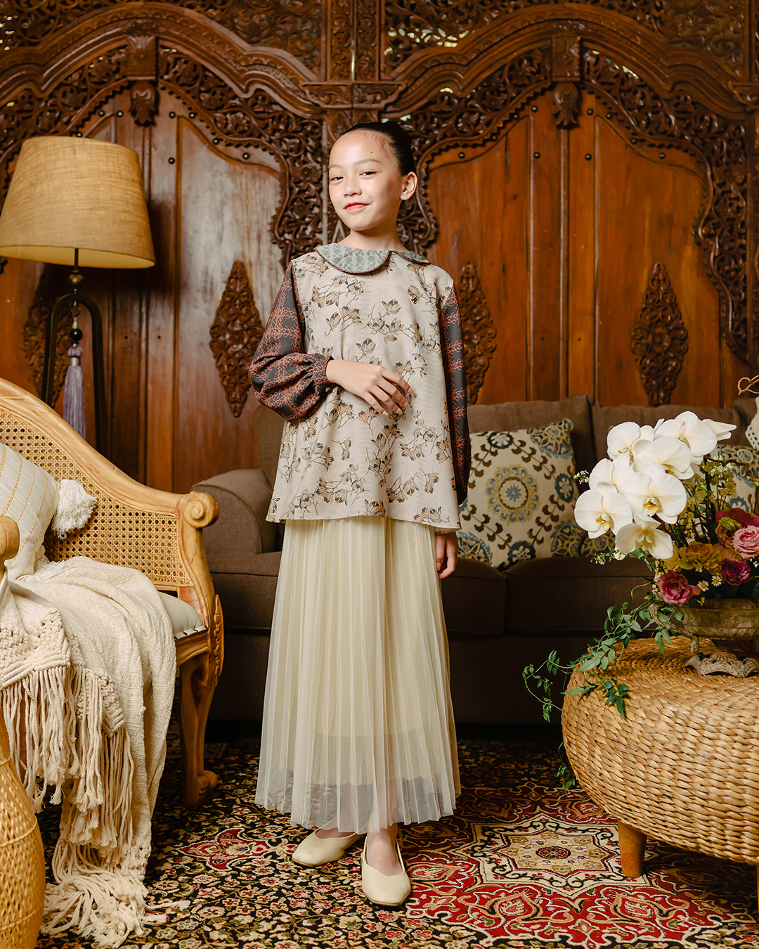 ANANDAYU BLOUSE ANAK - DARKGREY