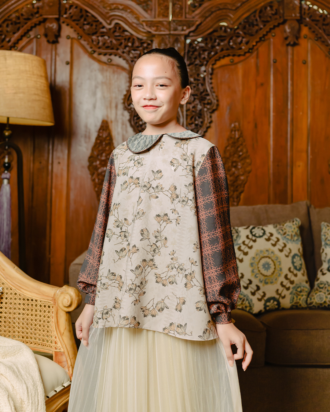 ANANDAYU BLOUSE ANAK - DARKGREY