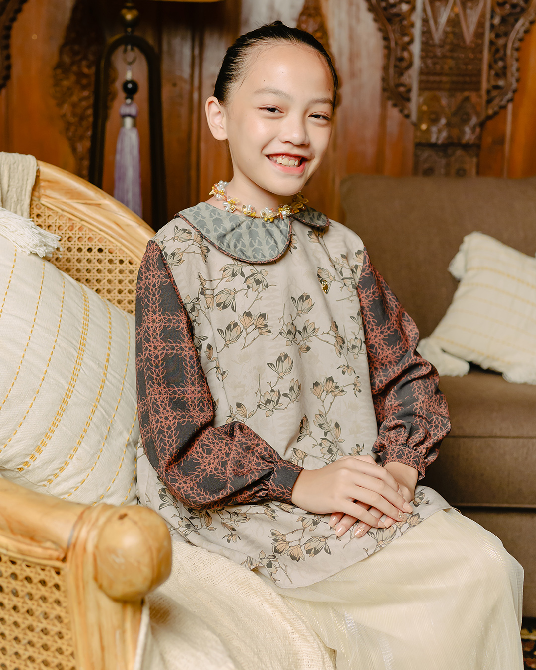 ANANDAYU BLOUSE ANAK - DARKGREY