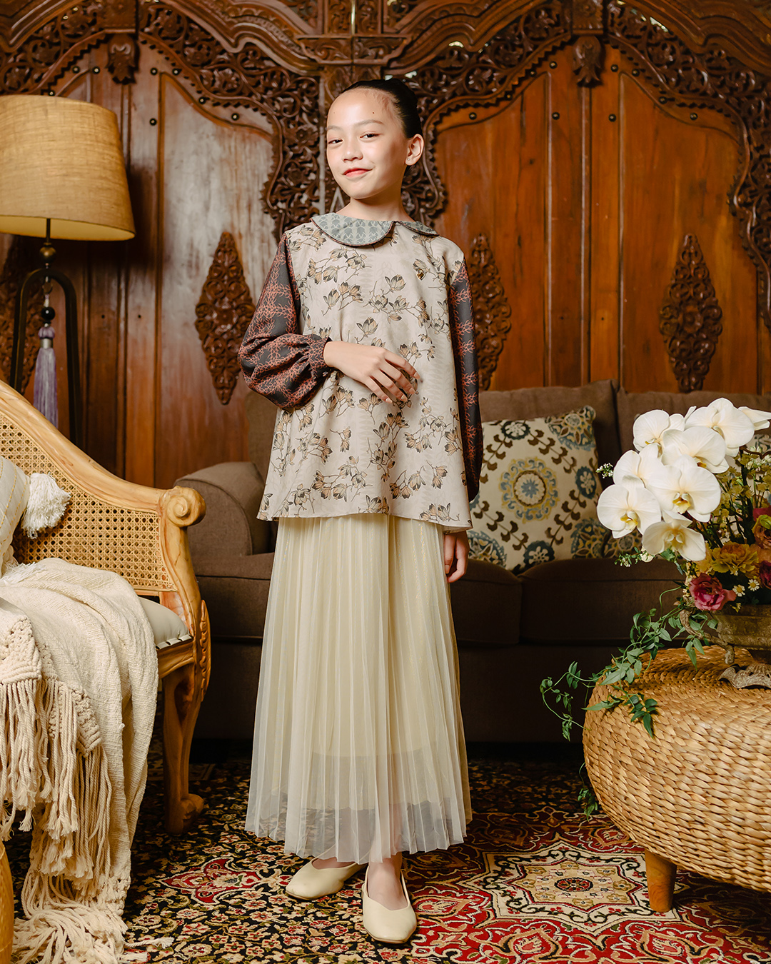 ANANDAYU BLOUSE ANAK - DARKGREY