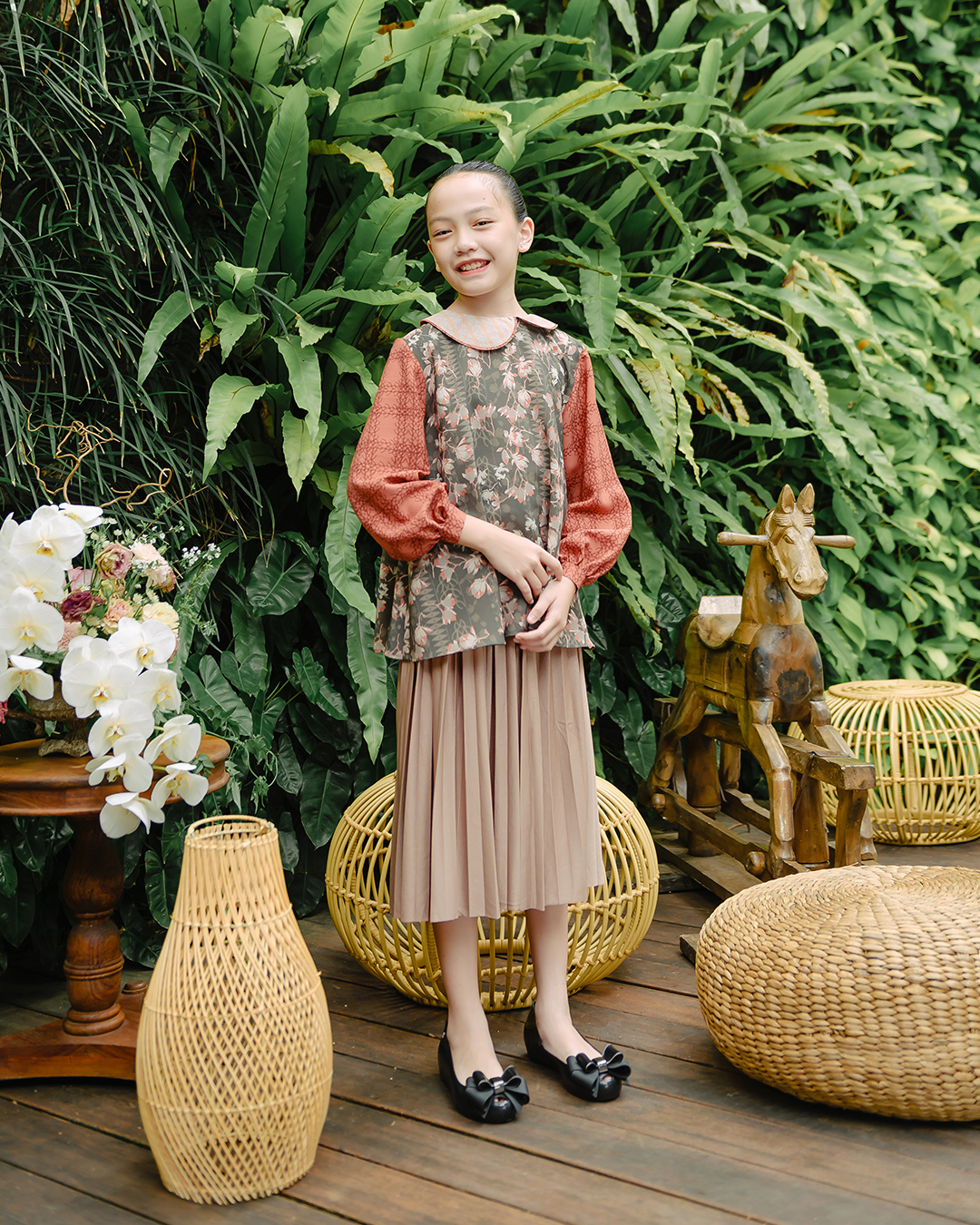 ANANDAYU BLOUSE ANAK - TERRACOTTA