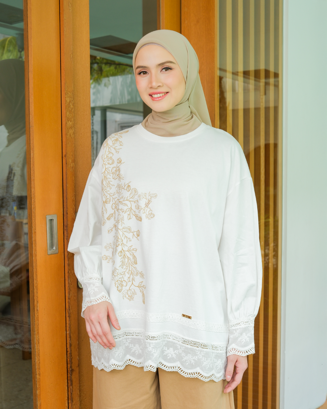 BLAIR BLOUSE - WHITE