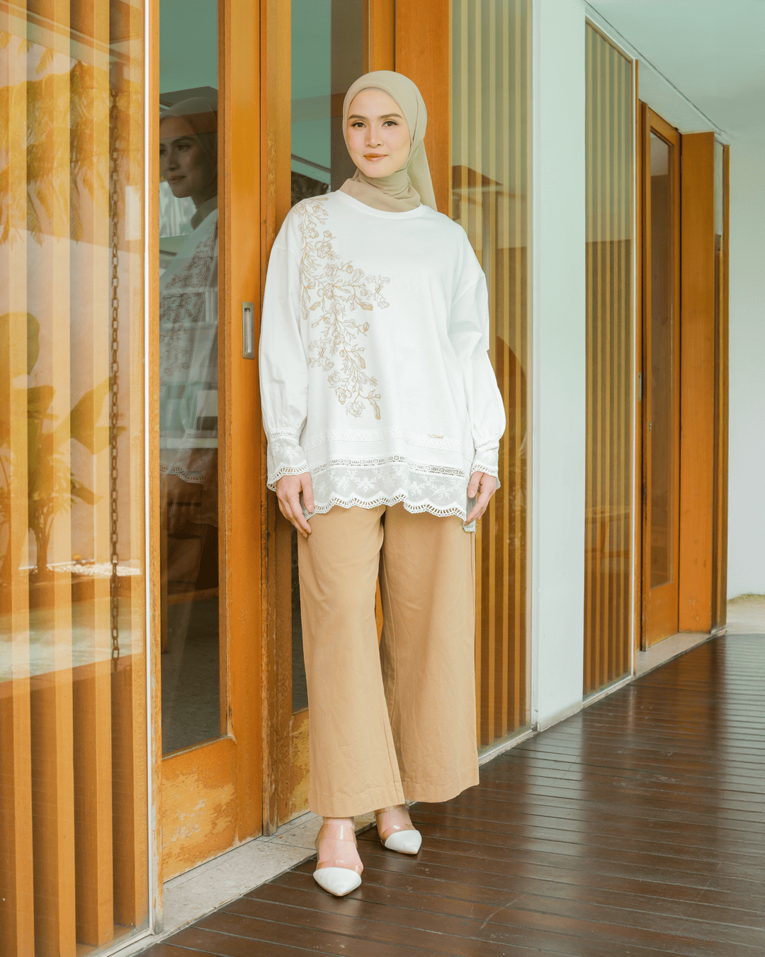 BLAIR BLOUSE - WHITE