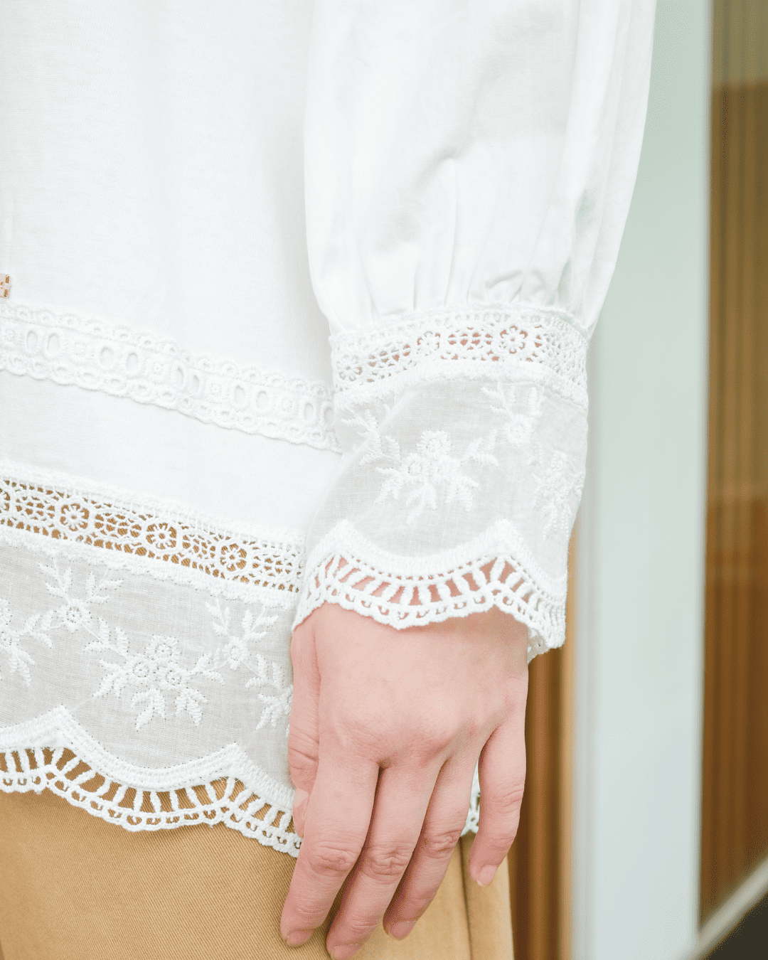 BLAIR BLOUSE - WHITE
