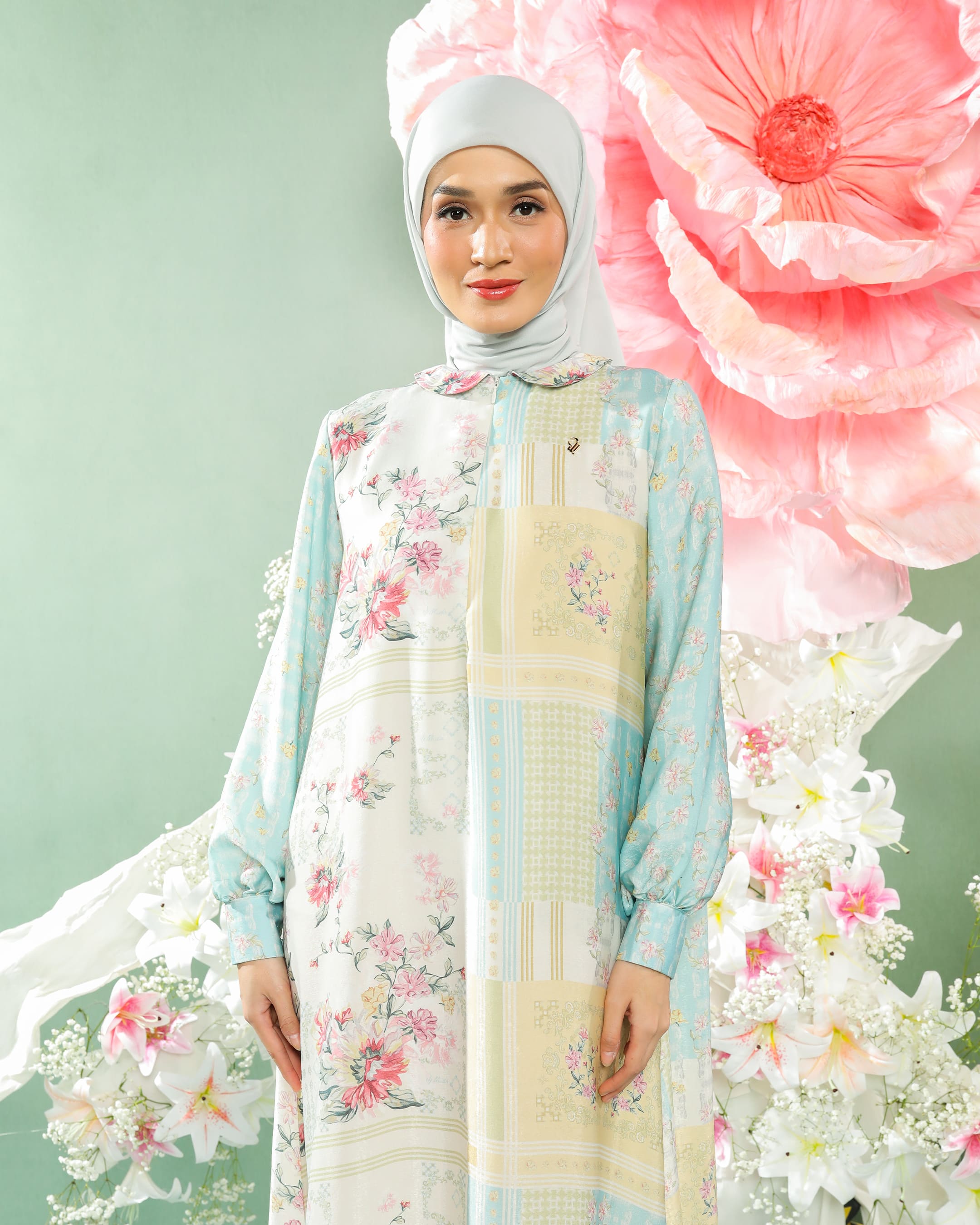 BLOOME DRESS - AQUA