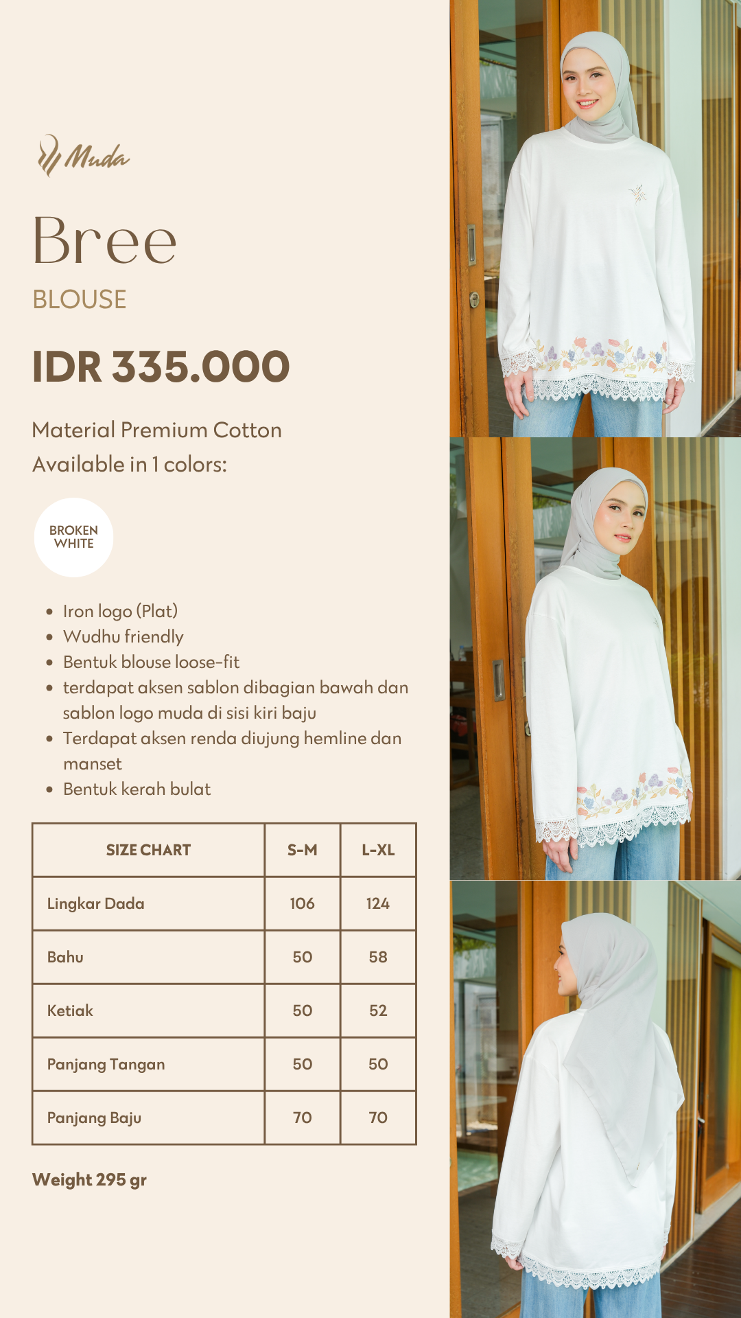 BREE BLOUSE- WHITE