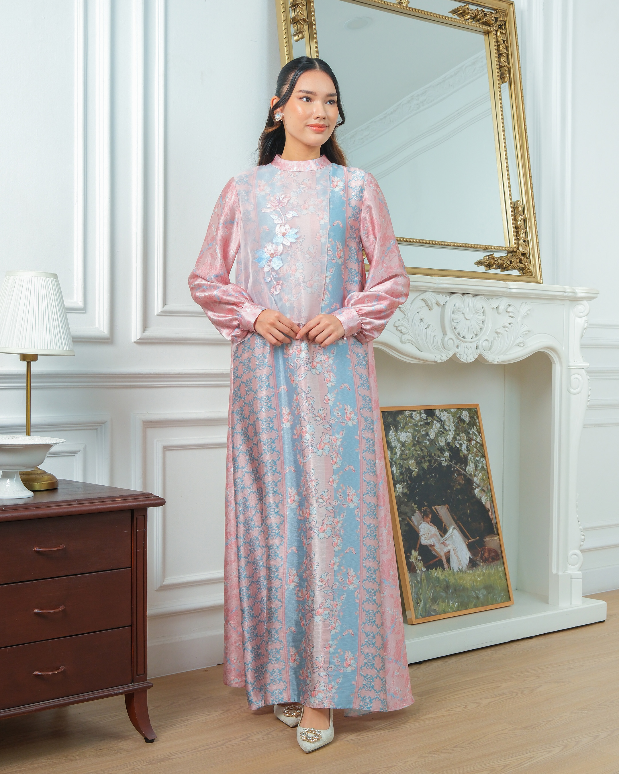 CALULLA DRESS - PEONY