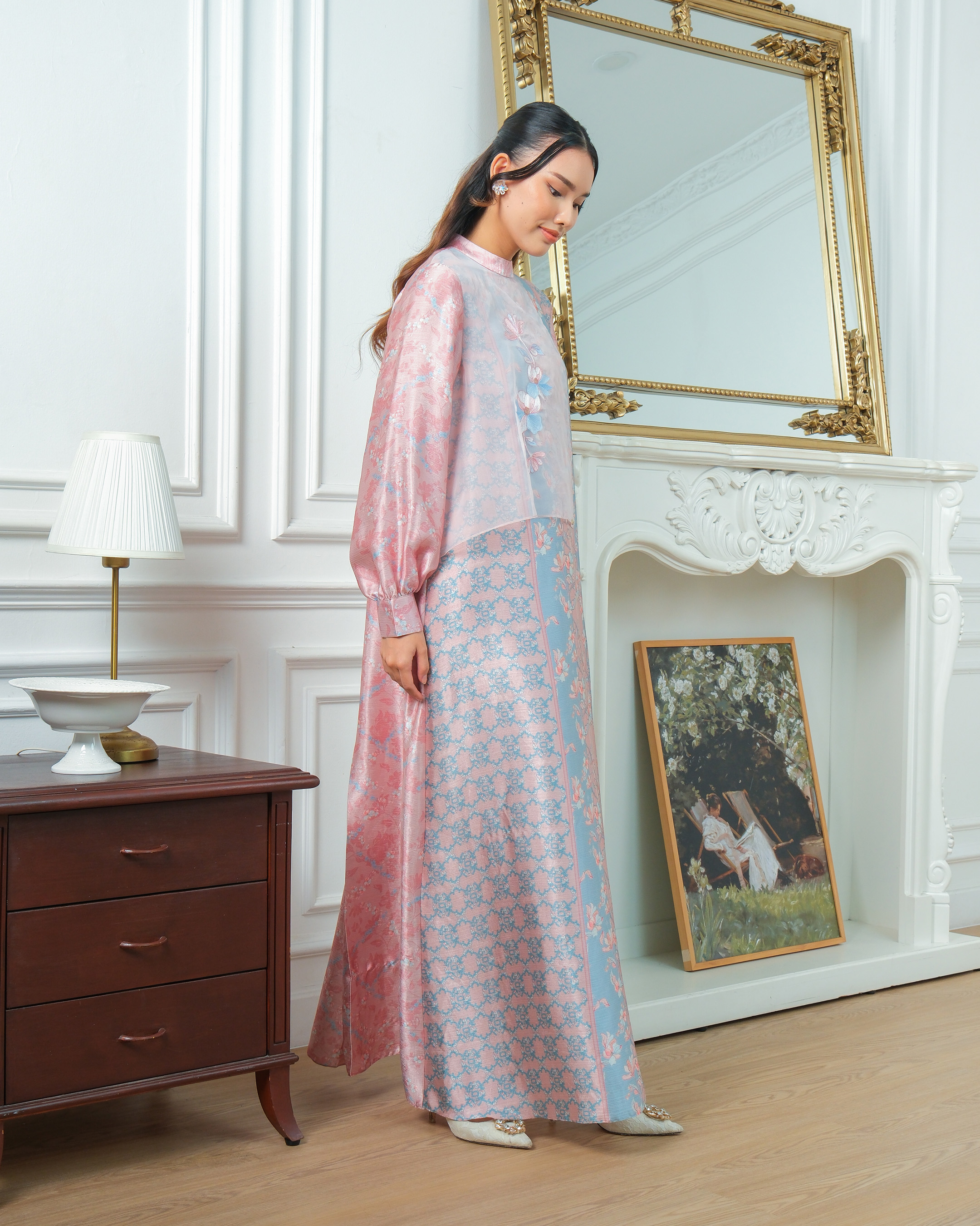 CALULLA DRESS - PEONY