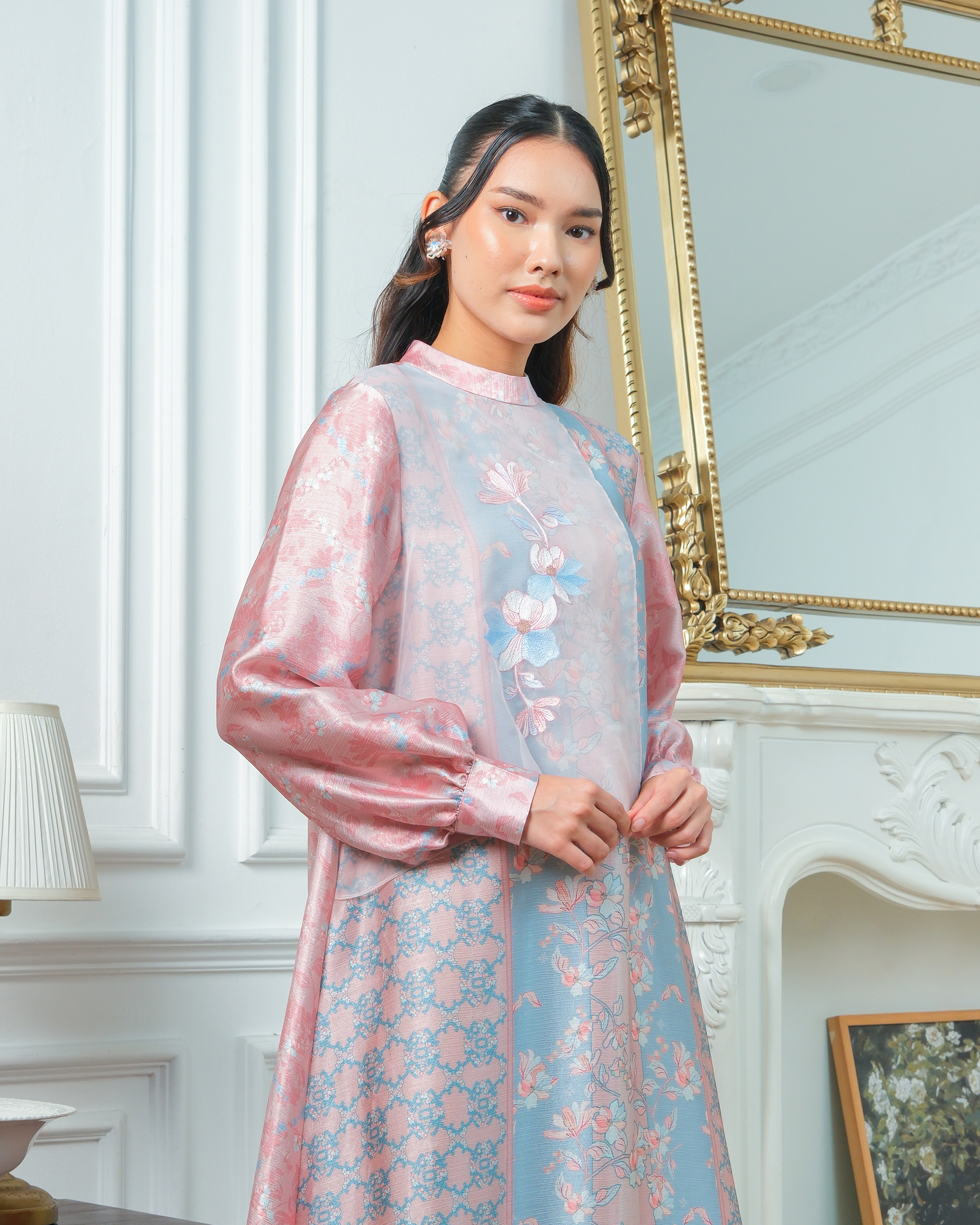 CALULLA DRESS - PEONY