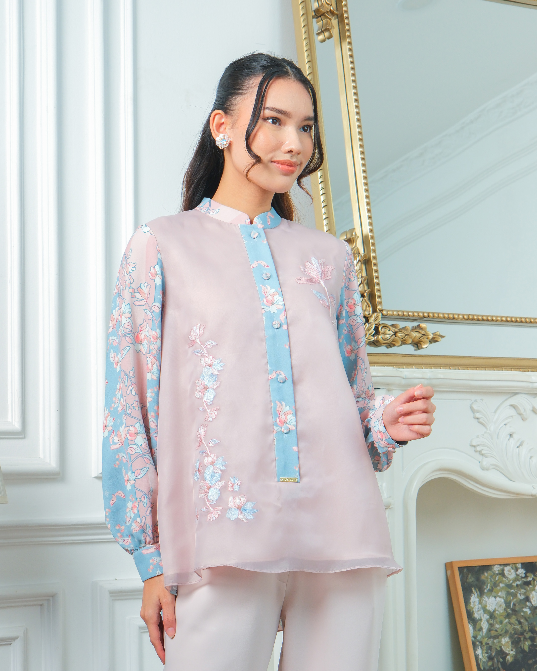 CALULLA SHIRT - ROSEWATER