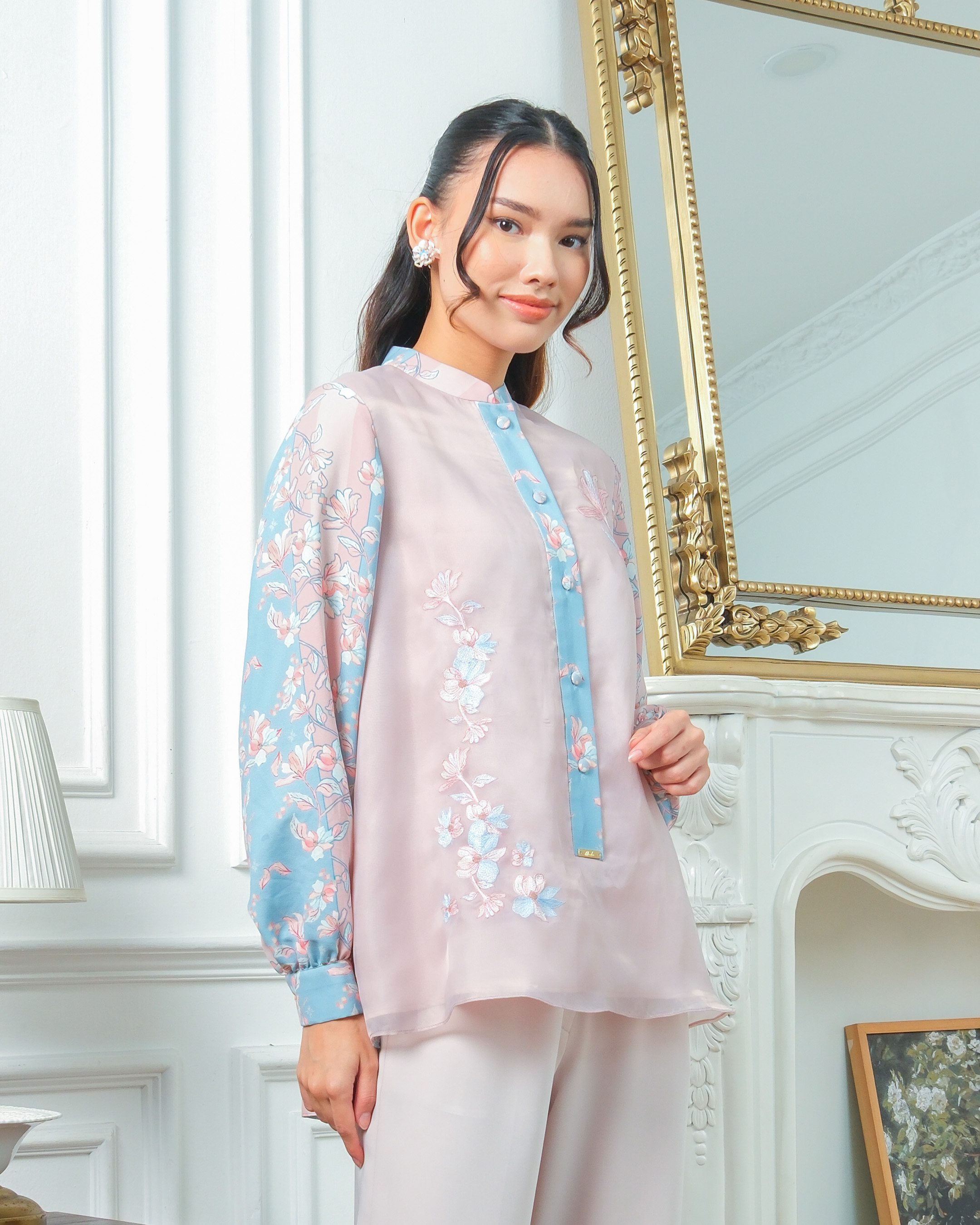 CALULLA SHIRT - ROSEWATER
