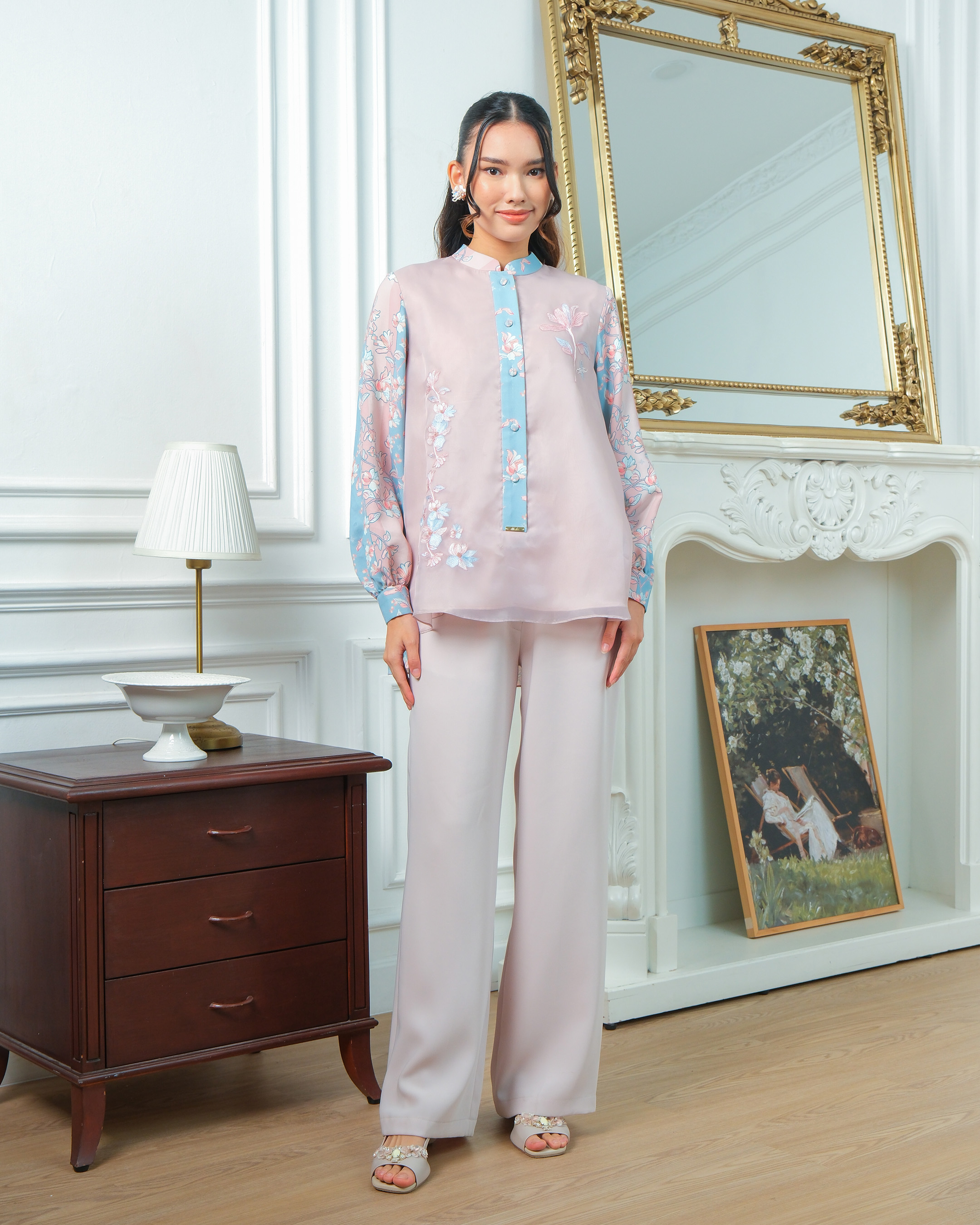 CALULLA SHIRT - ROSEWATER