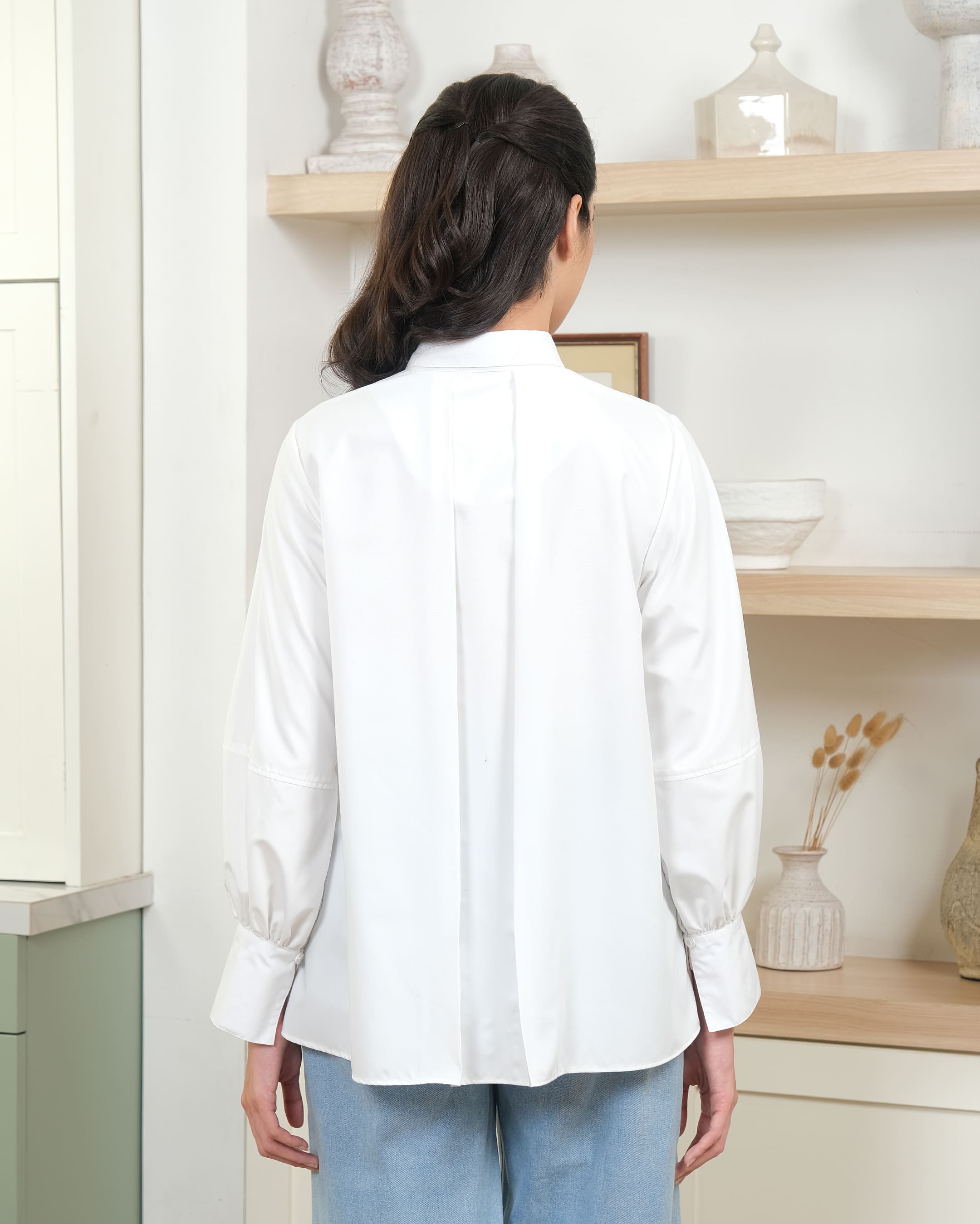 CALYTA BLOUSE - BROKEN WHITE