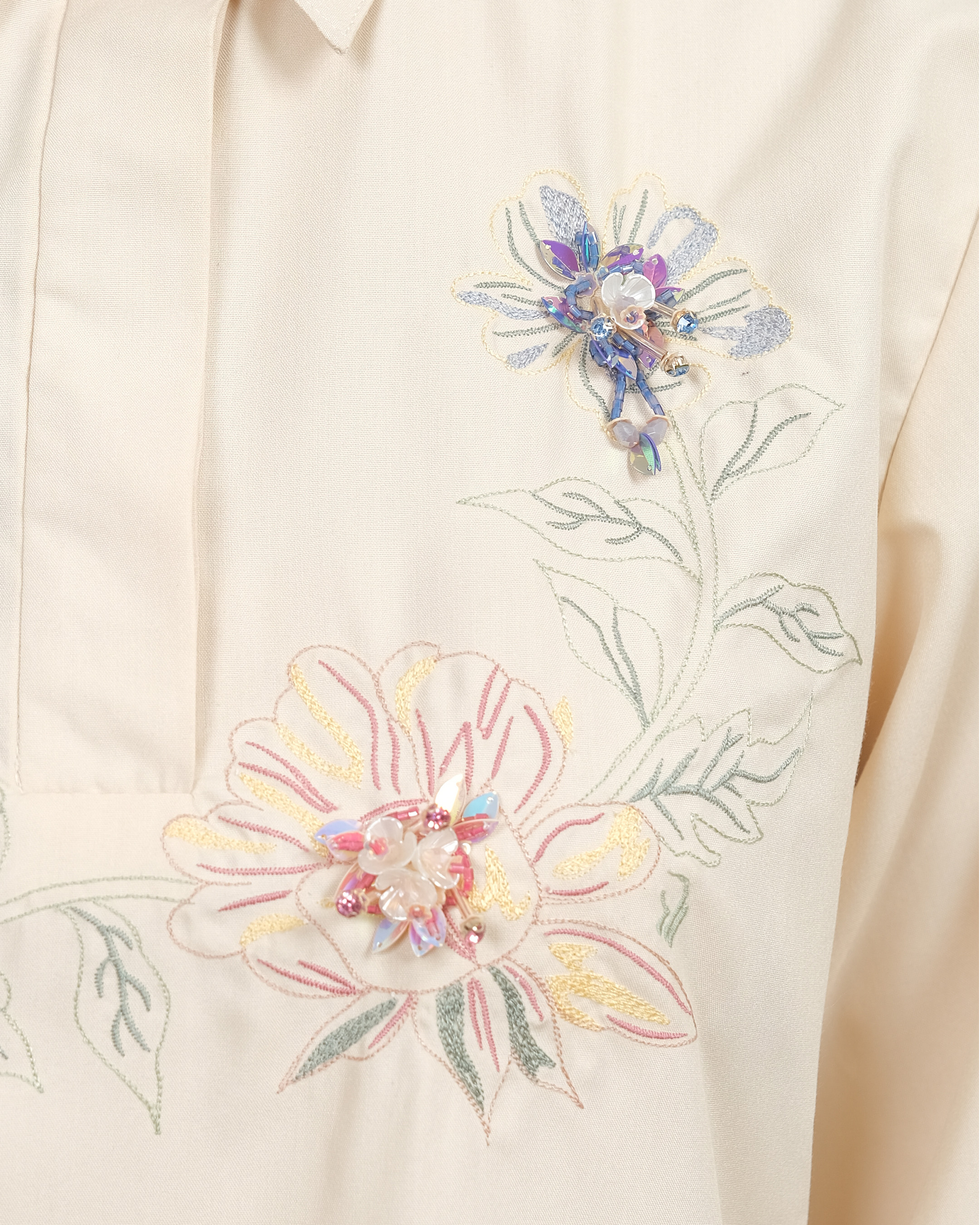 CALYTA BLOUSE - CREME