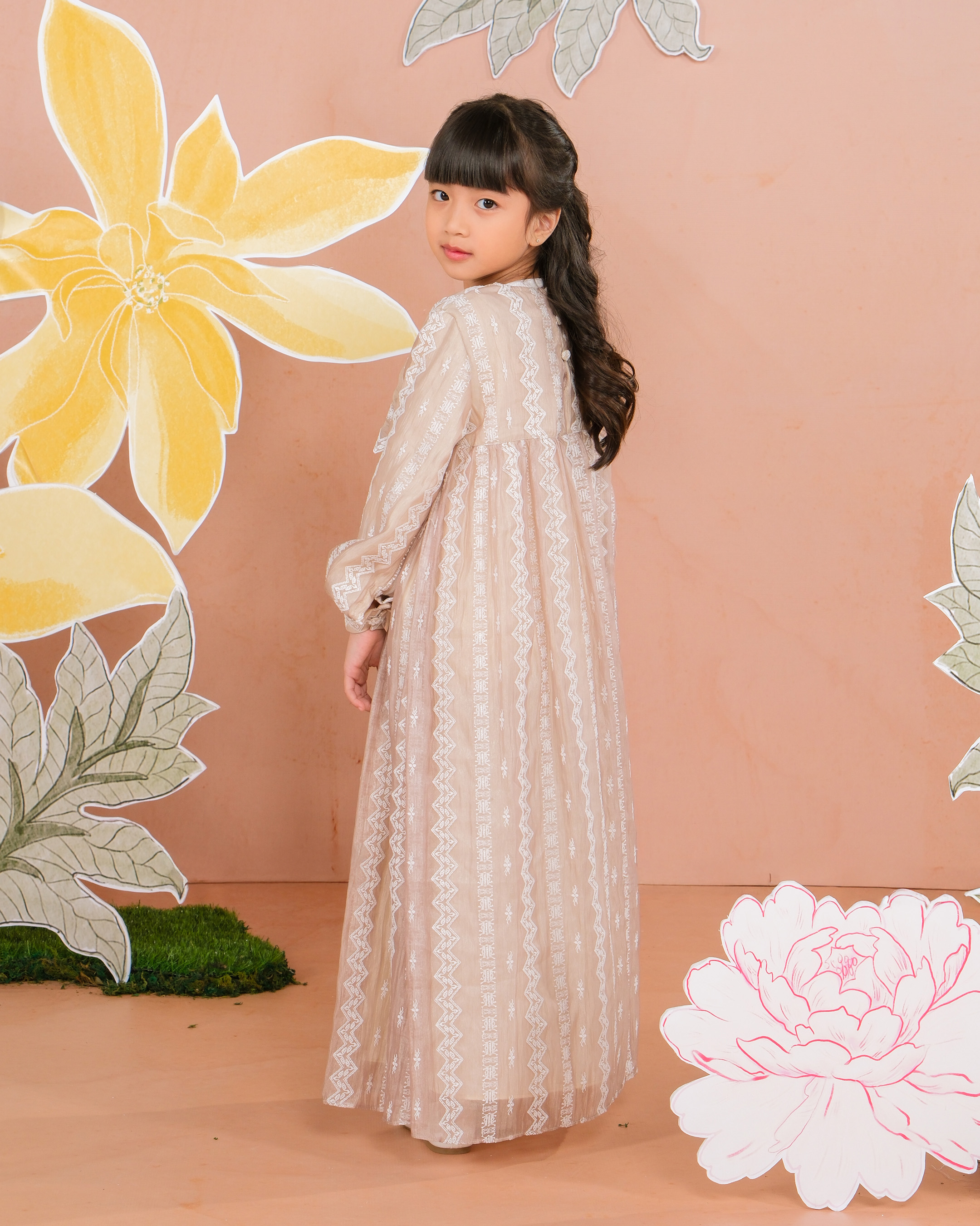CEMPAKA DRESS ANAK - ROSE