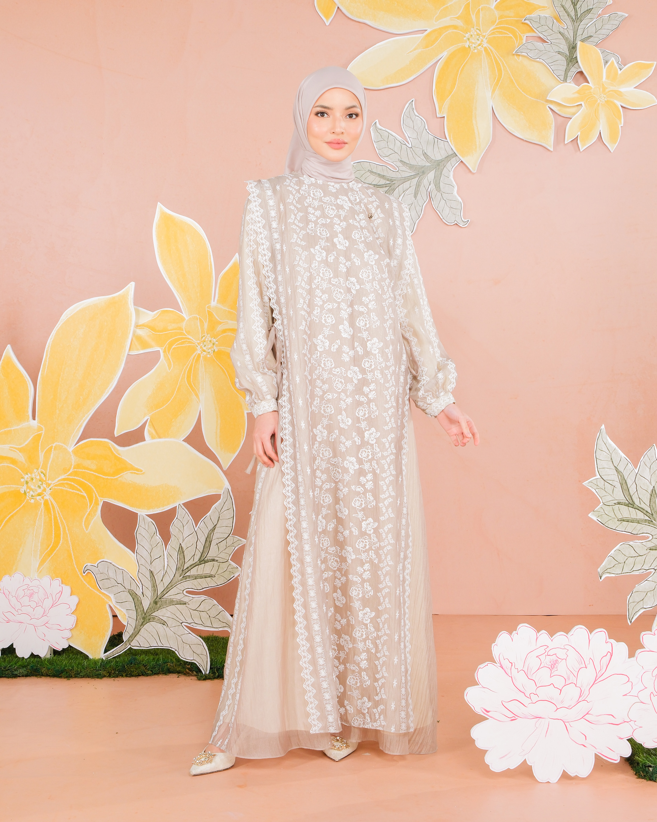 CEMPAKA DRESS - DOVE