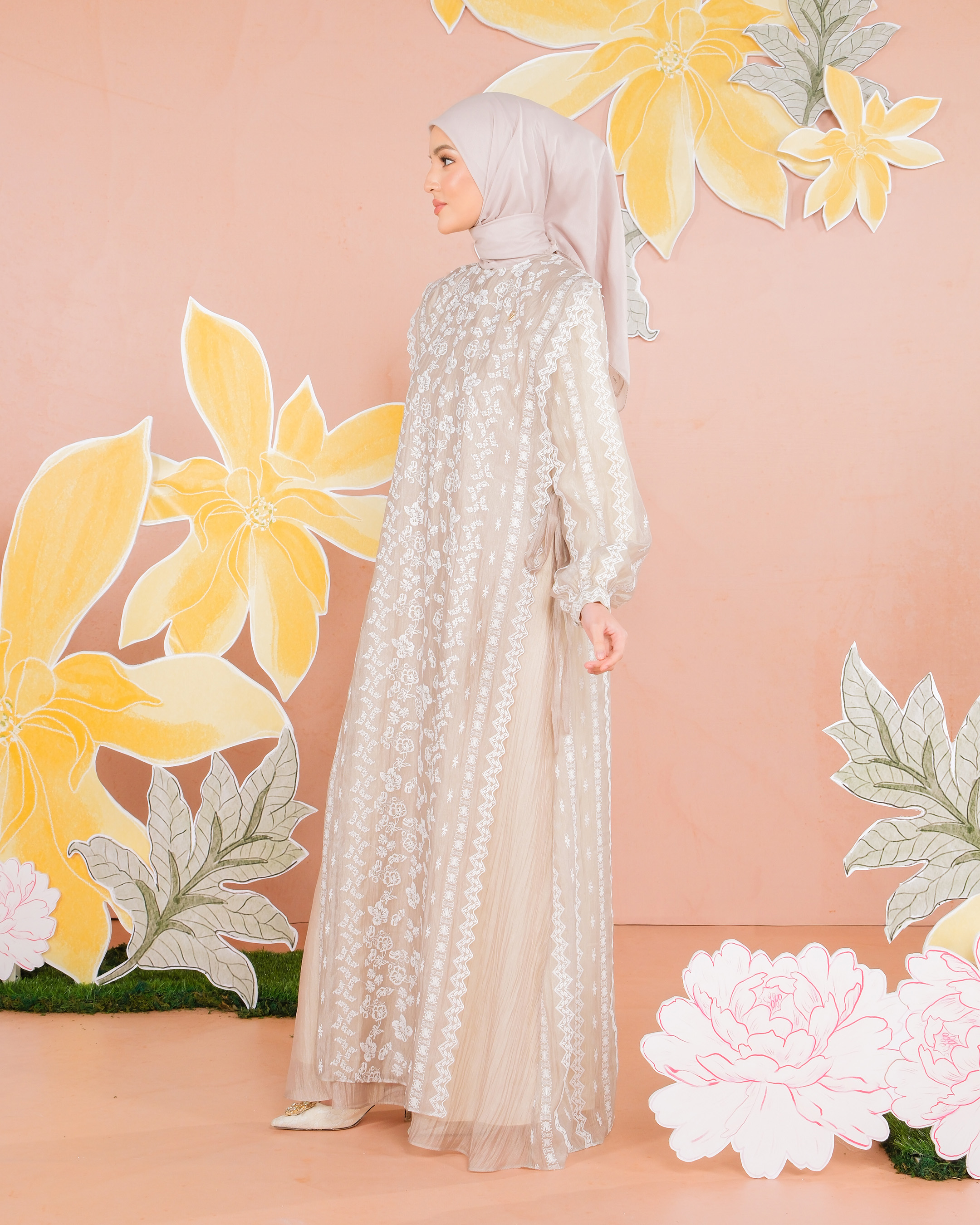 CEMPAKA DRESS - DOVE