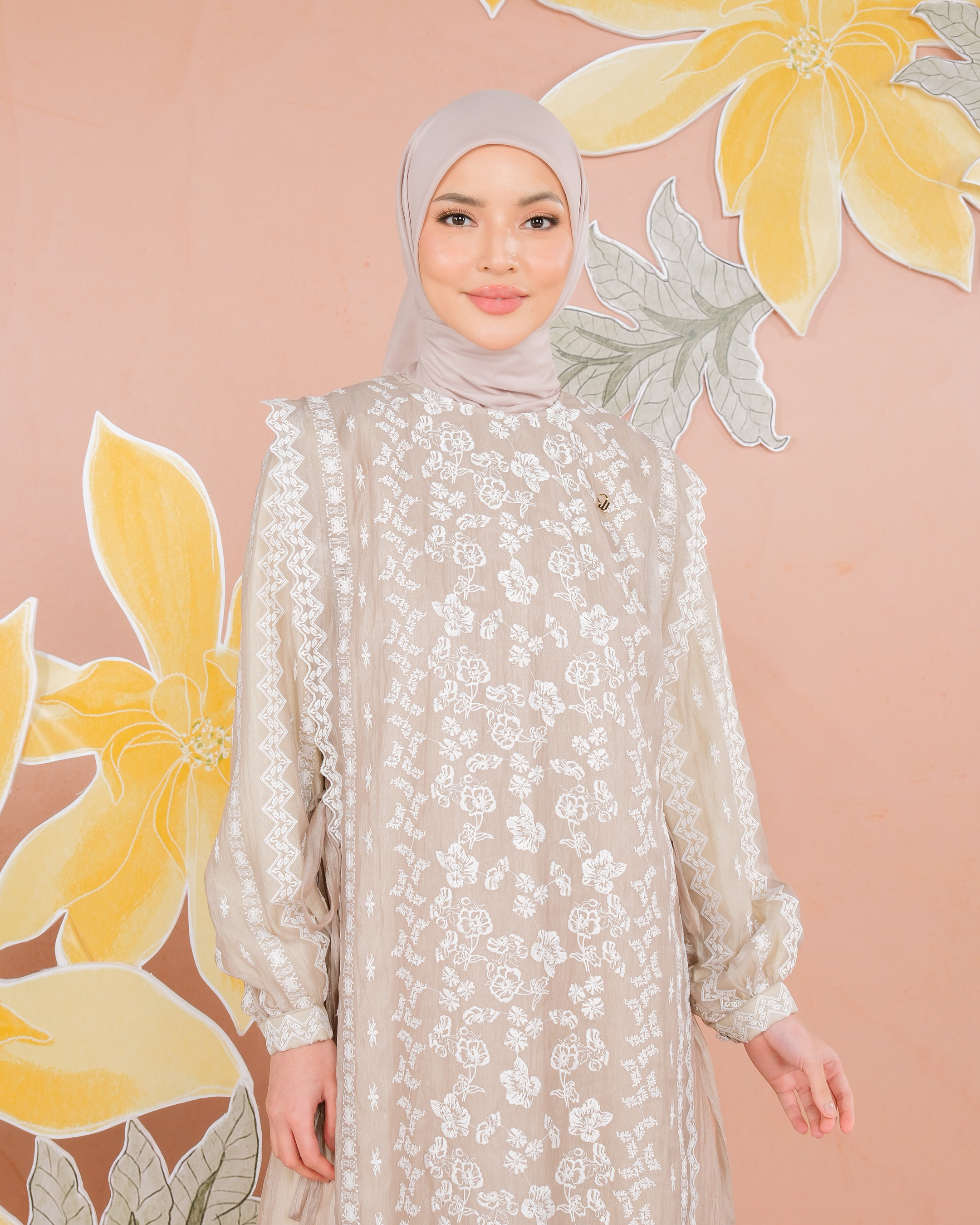 CEMPAKA DRESS - DOVE