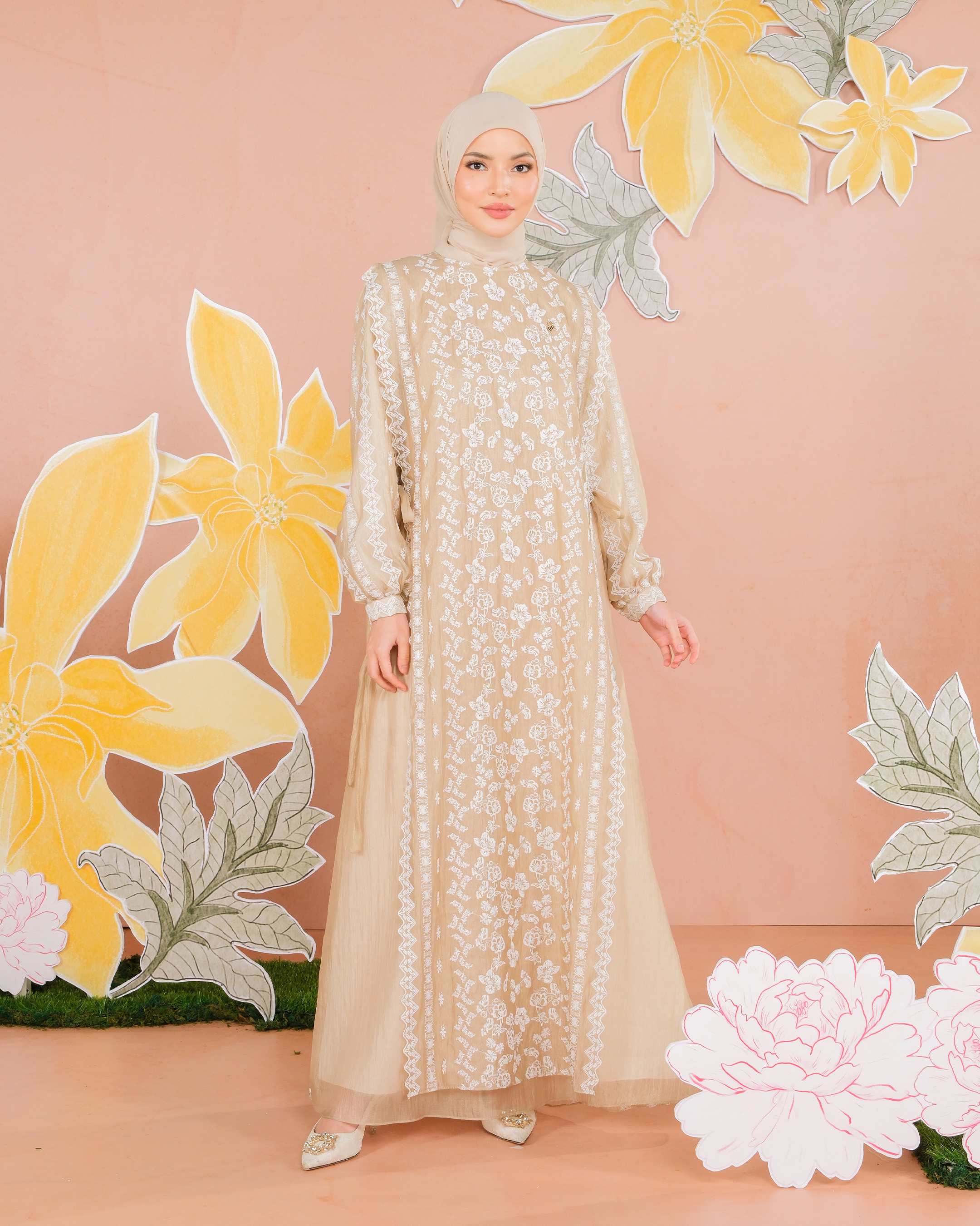 CEMPAKA DRESS - OLIVE