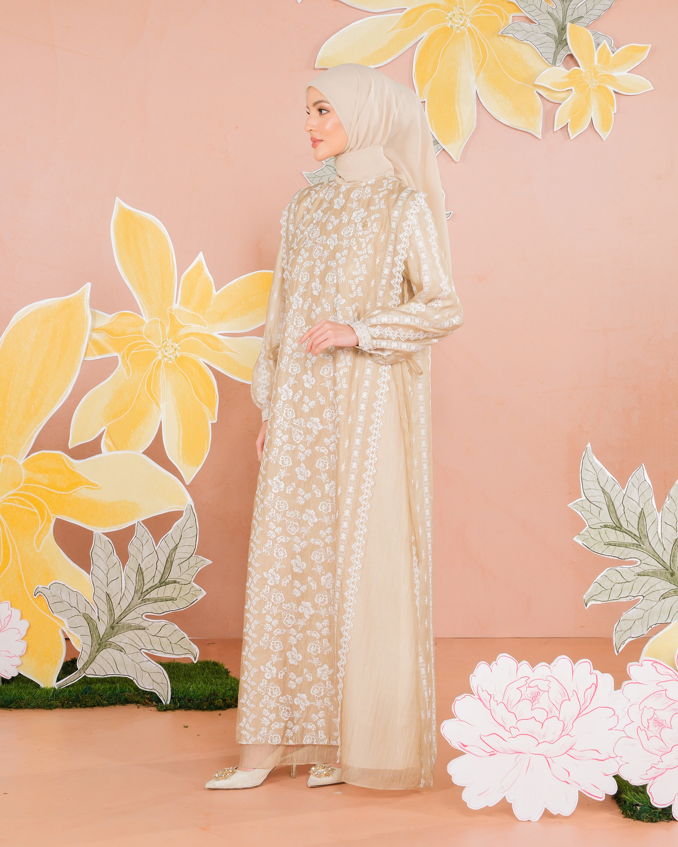 CEMPAKA DRESS - OLIVE