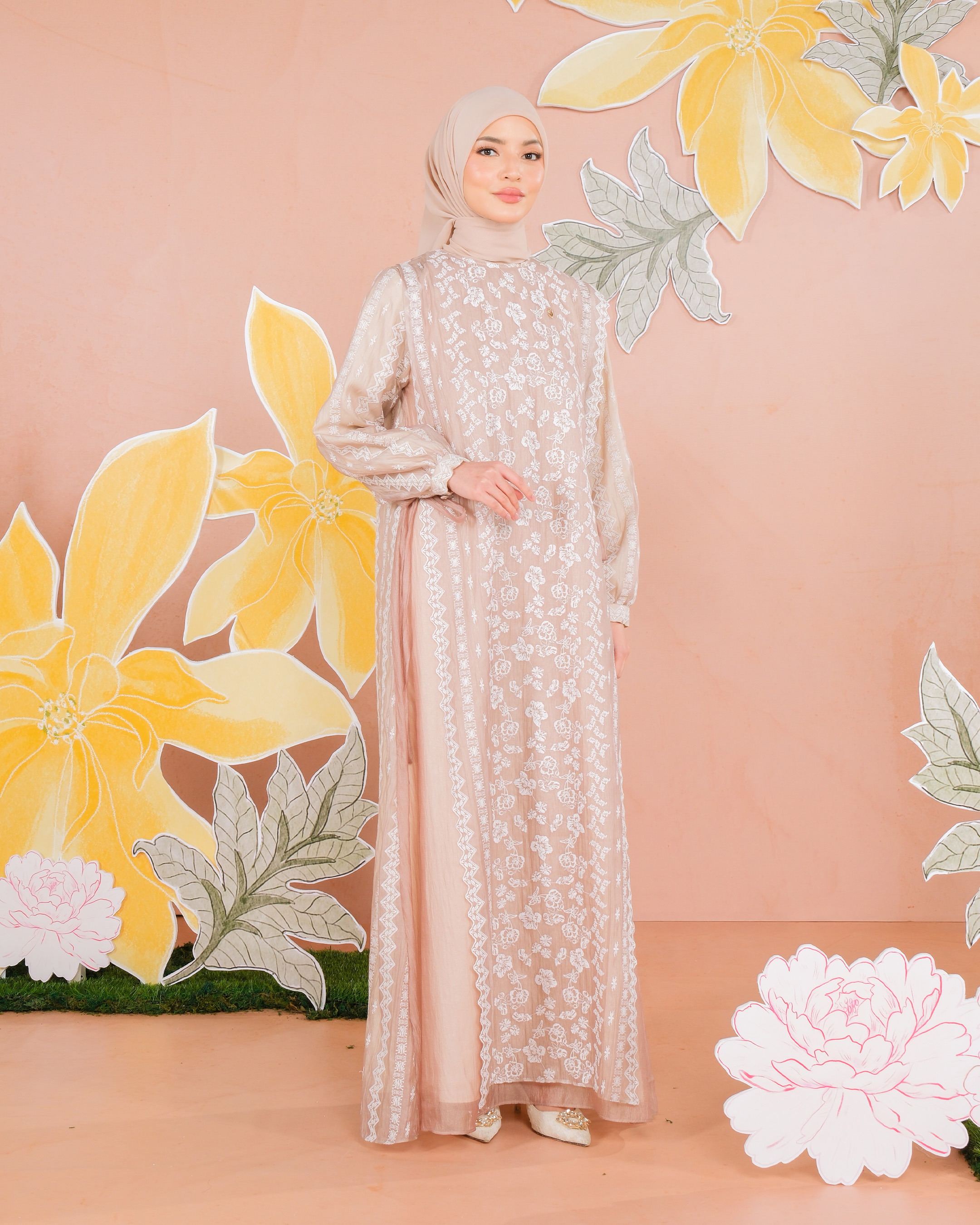 CEMPAKA DRESS - ROSE