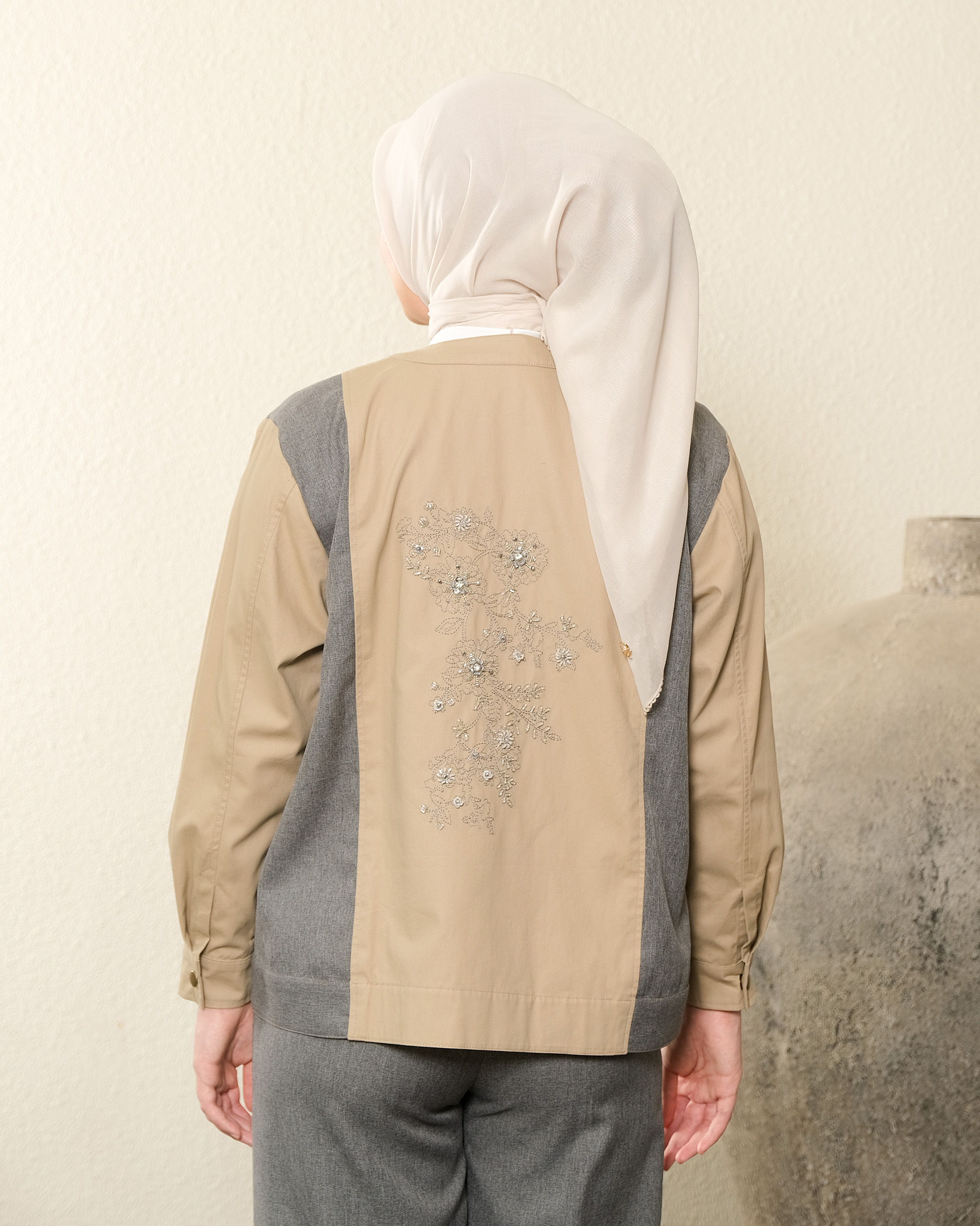EDREA JACKET - CHARCOAL GREY