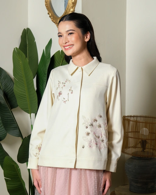 Image of FELORA JACKET - BUTTERCREAM