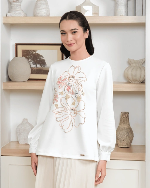 Image of FILLEA SHIRT - BROKEN WHITE