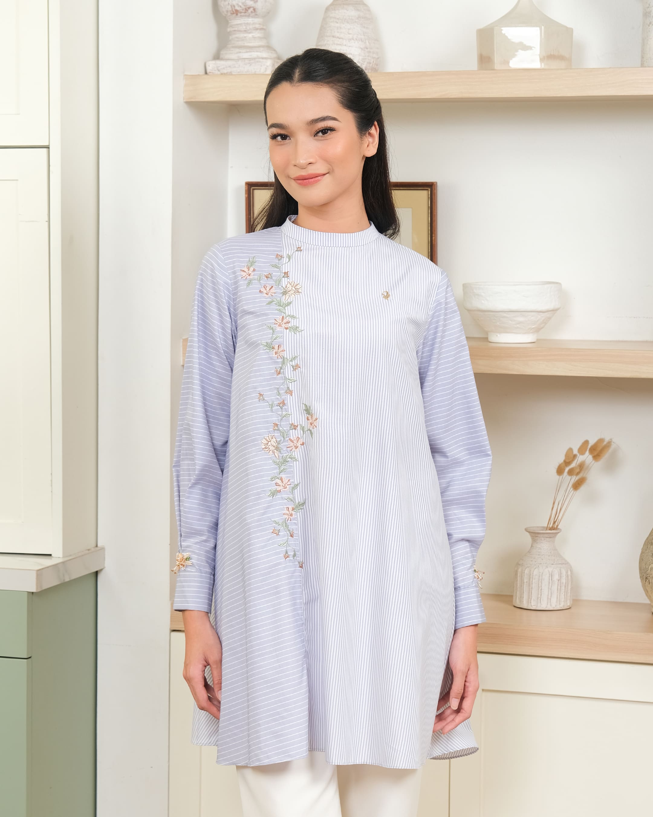 FLORIE TUNIC - ZEN BLUE