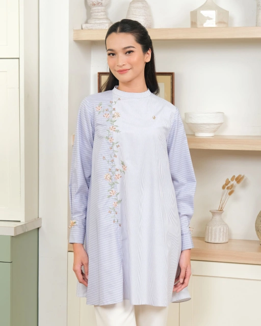 Image of FLORIE TUNIC - ZEN BLUE