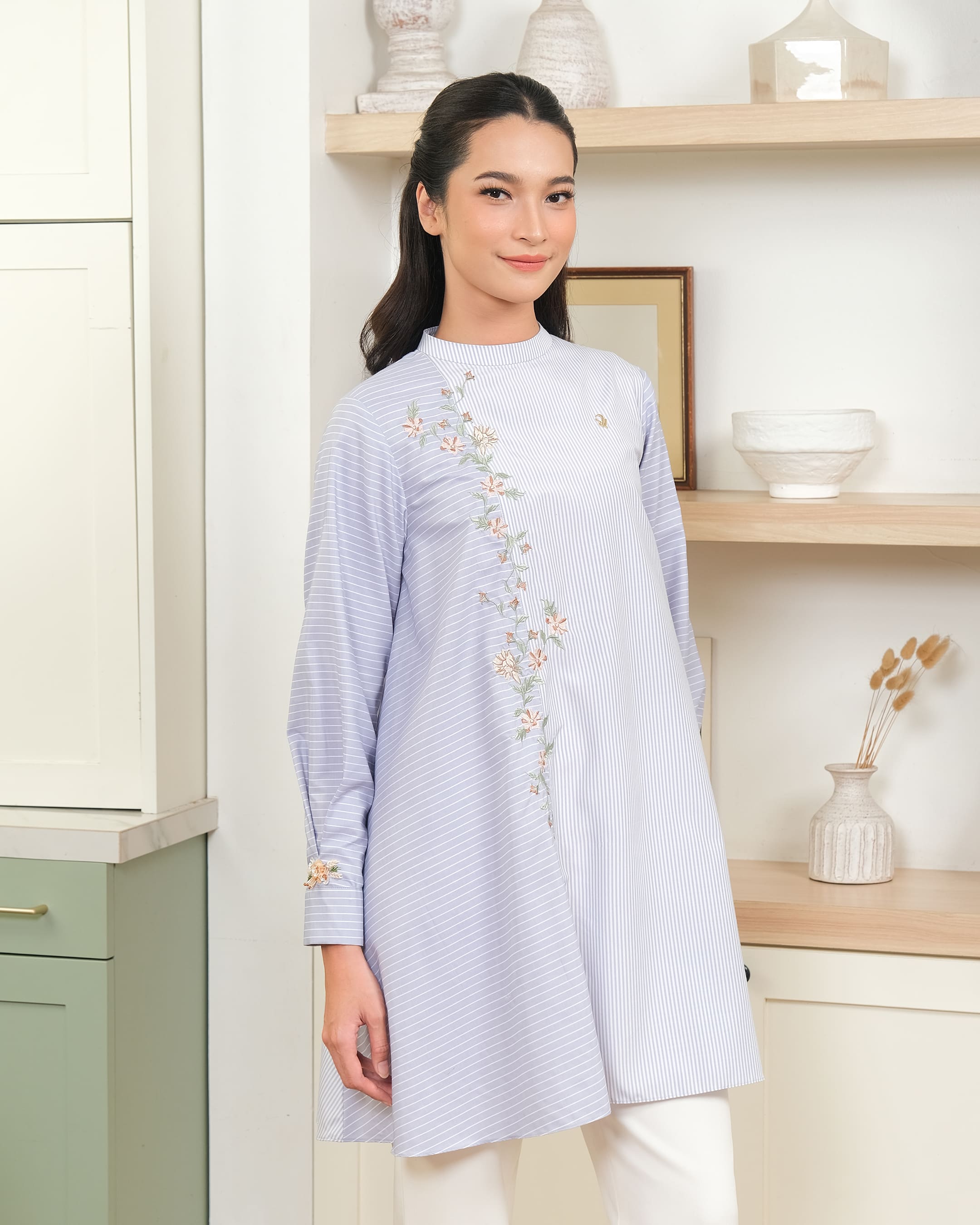 FLORIE TUNIC - ZEN BLUE