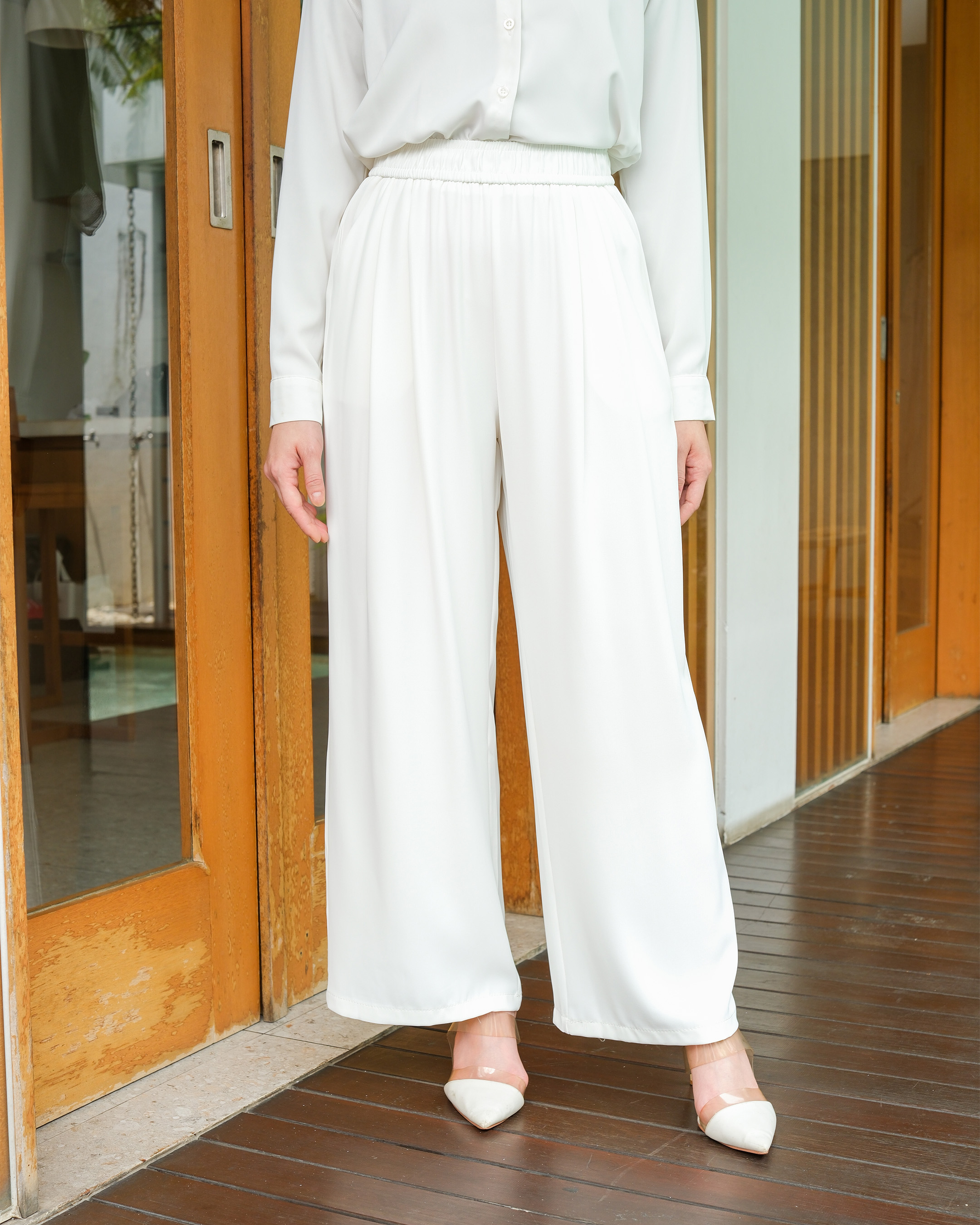 ILEA PANTS - BROKEN WHITE