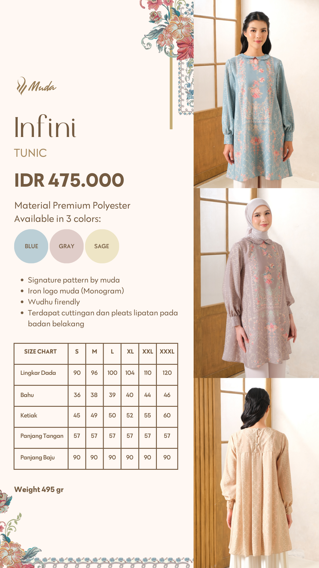 INFINI TUNIC - GRAY