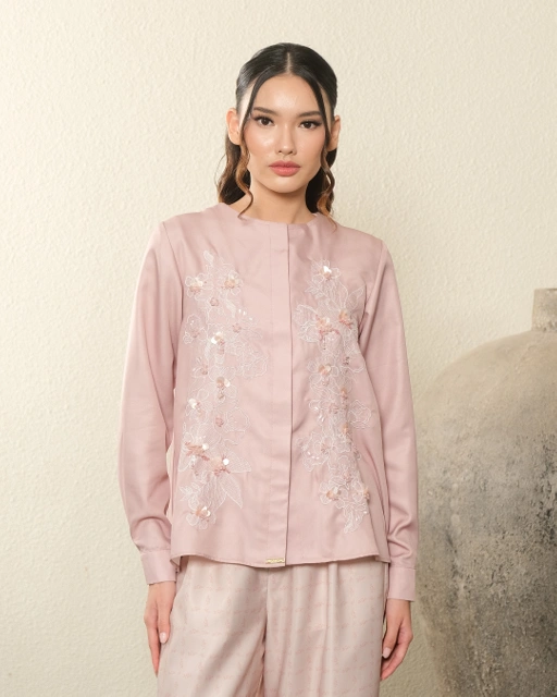 Image of JENIA SHIRT - MAUVE