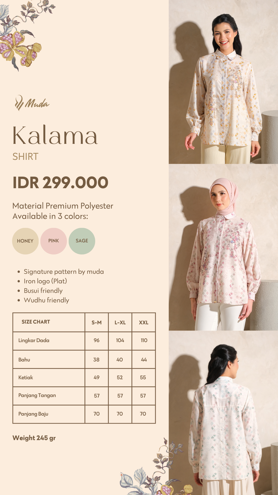 KALAMA SHIRT - SAGE
