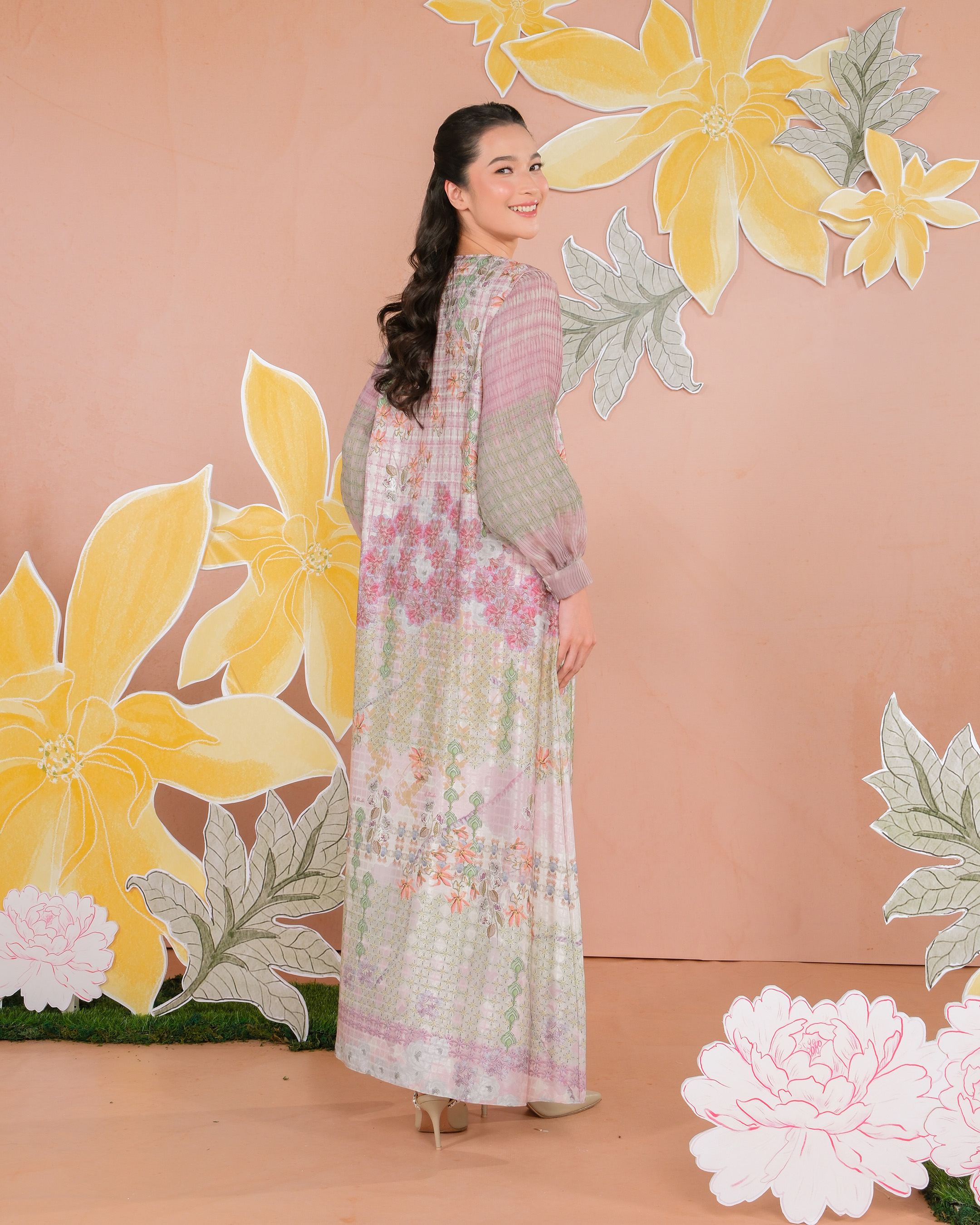 KEMALA DRESS - CHERRY