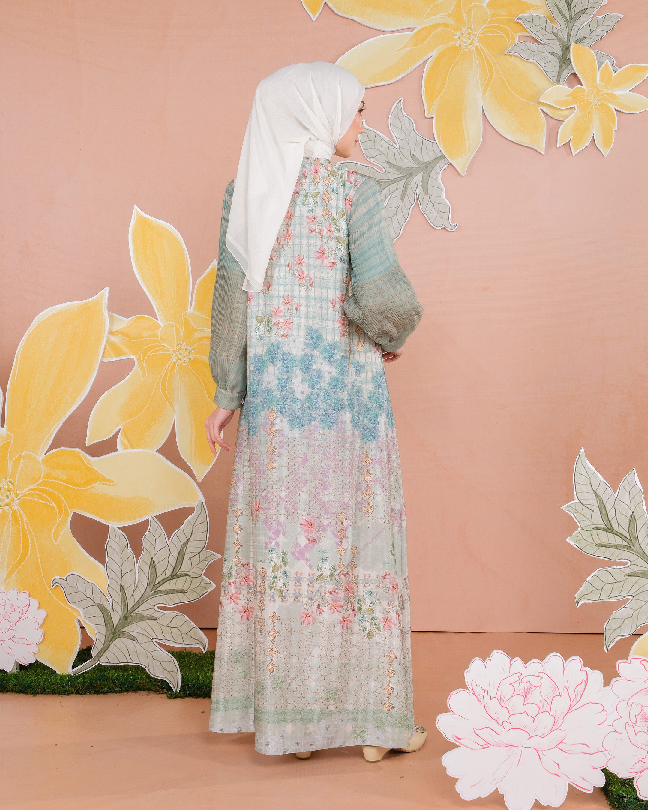 KEMALA DRESS - TURQOUISE
