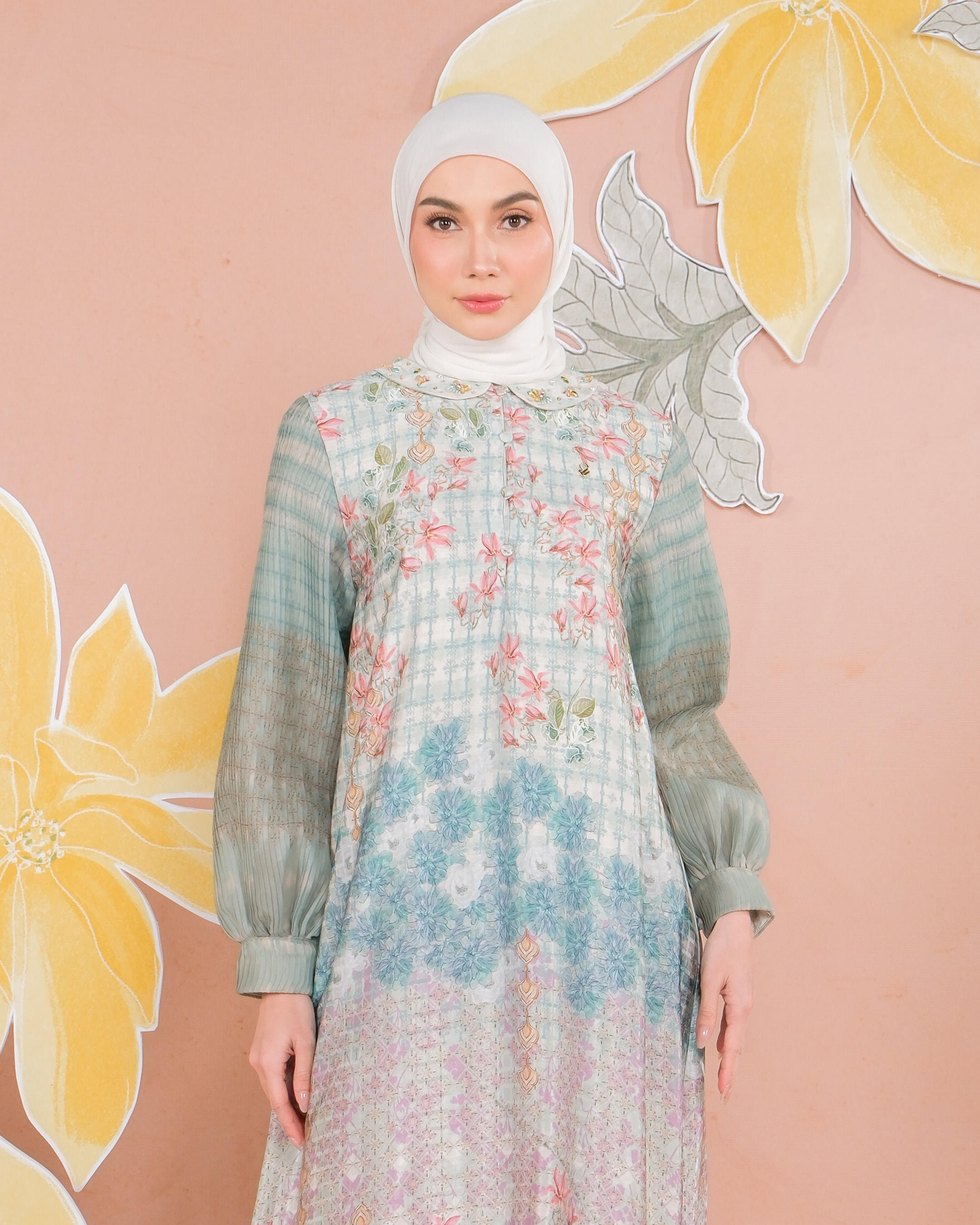 KEMALA DRESS - TURQOUISE