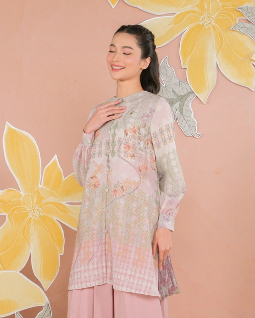 Image of KEMALA TUNIC - CHERRY