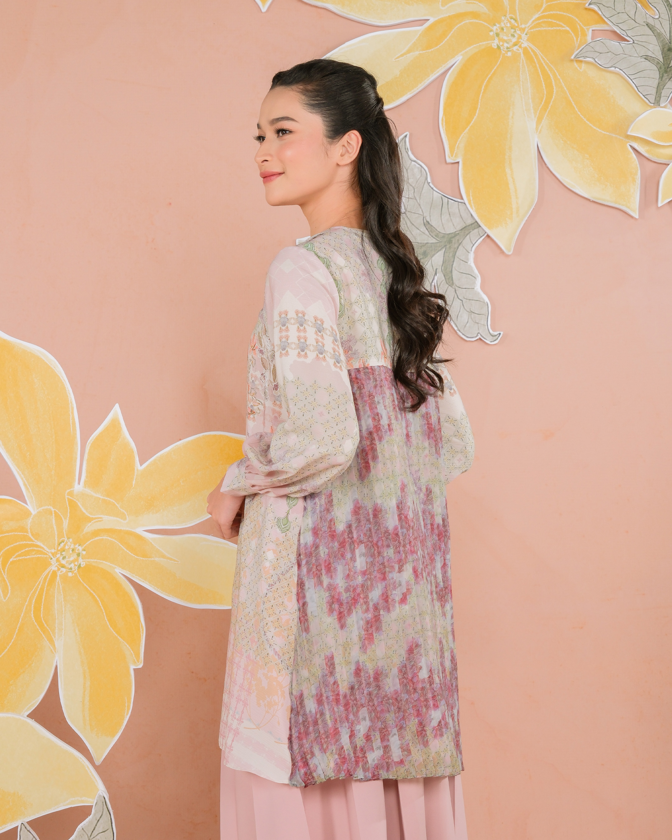 KEMALA TUNIC - CHERRY