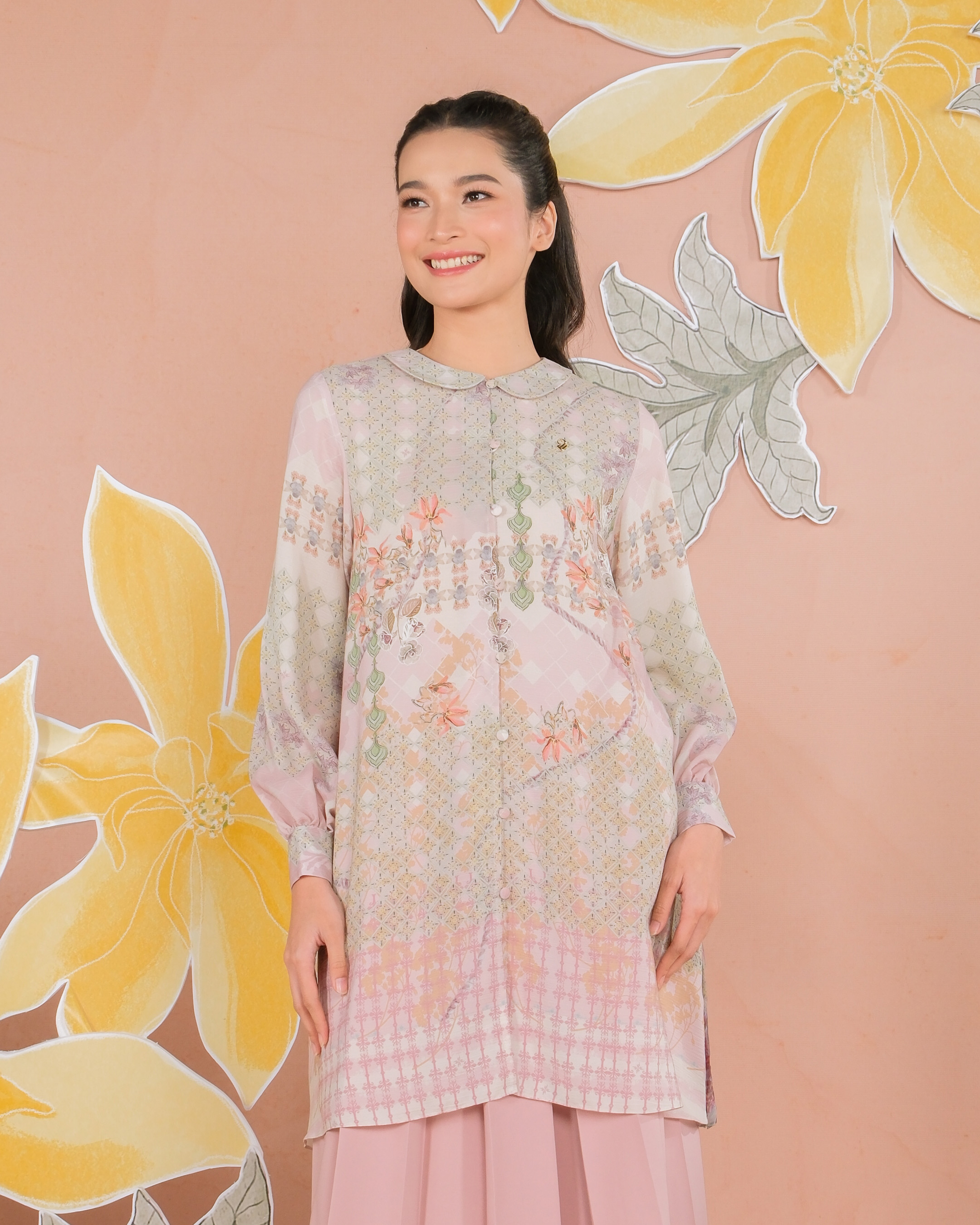 KEMALA TUNIC - CHERRY