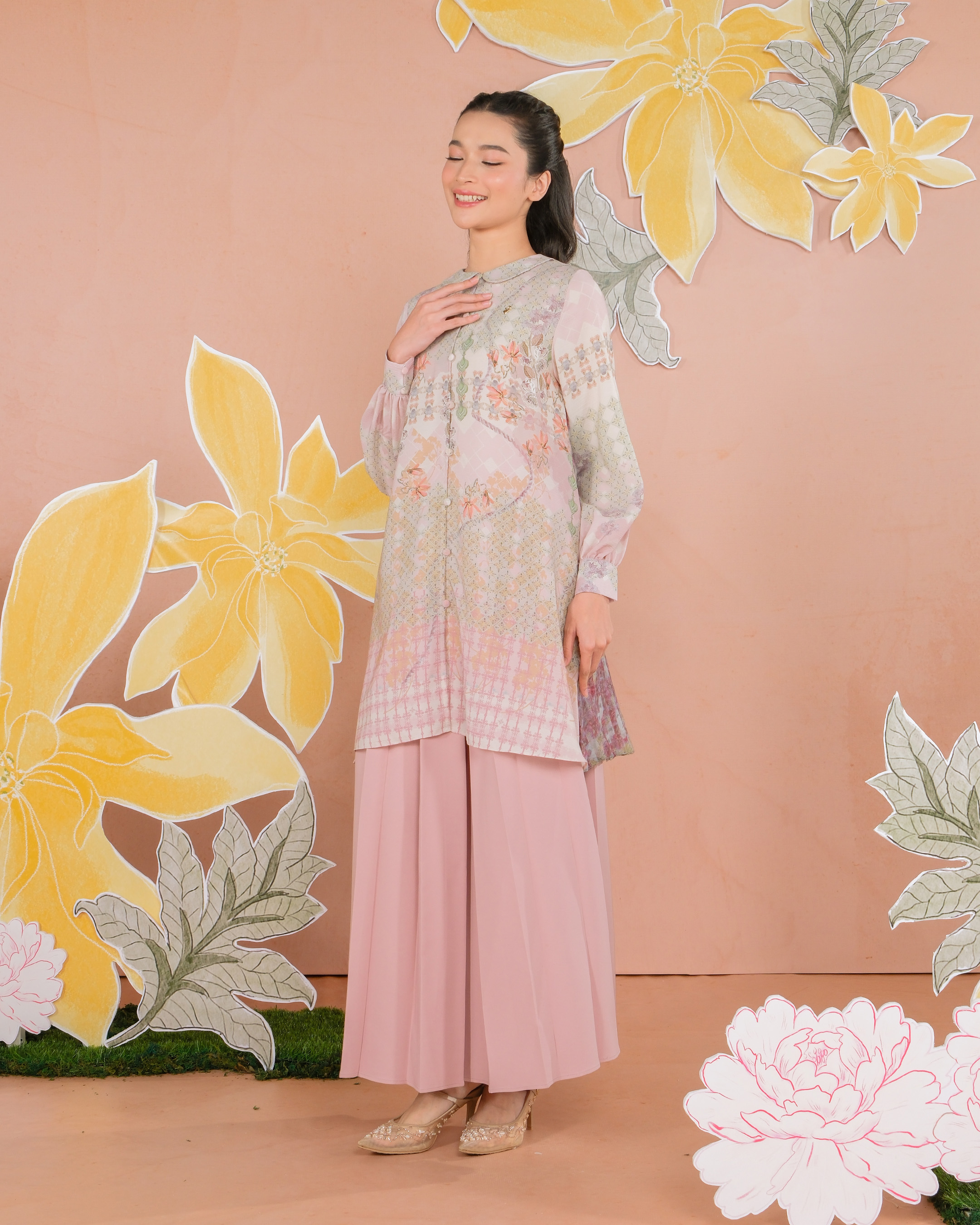 KEMALA TUNIC - CHERRY