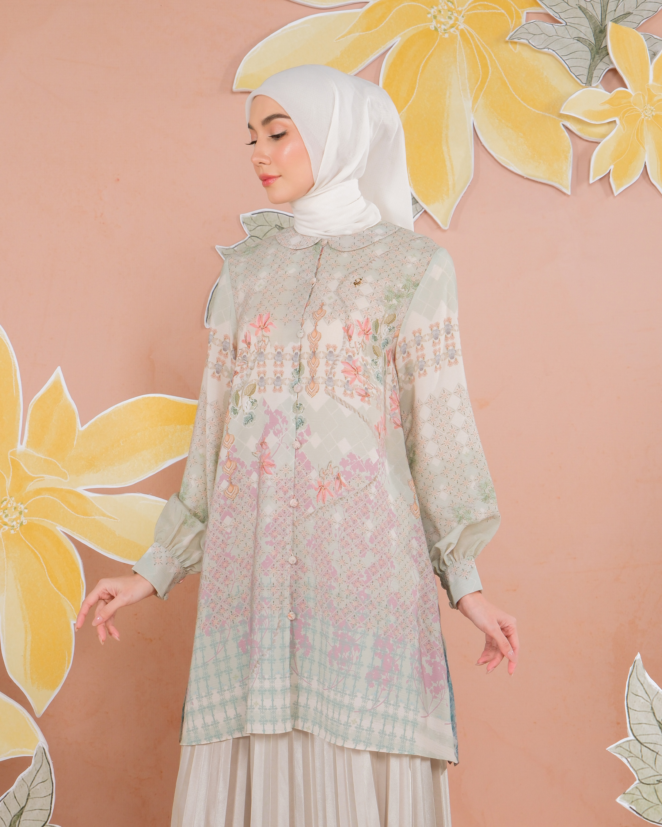 KEMALA TUNIC - TURQUOISE