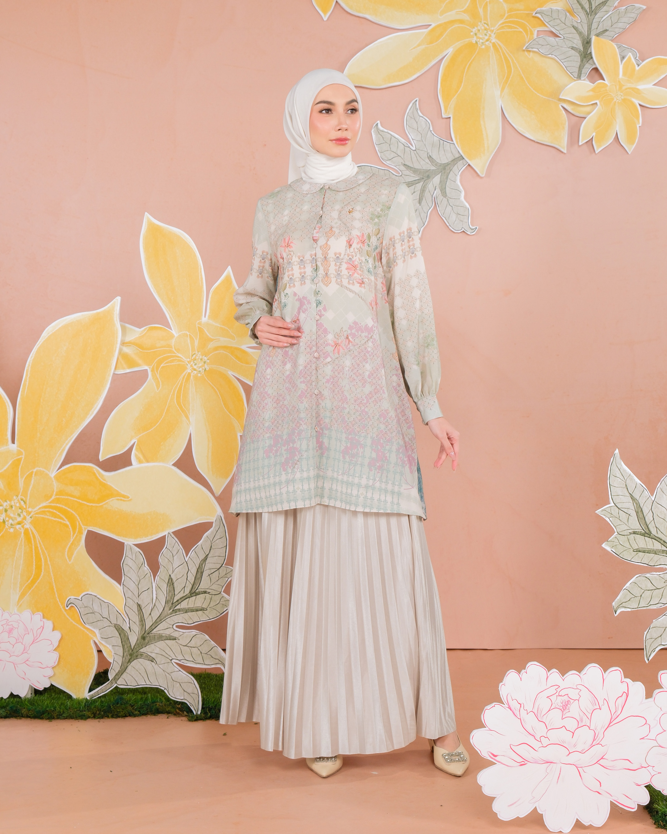 KEMALA TUNIC - TURQUOISE