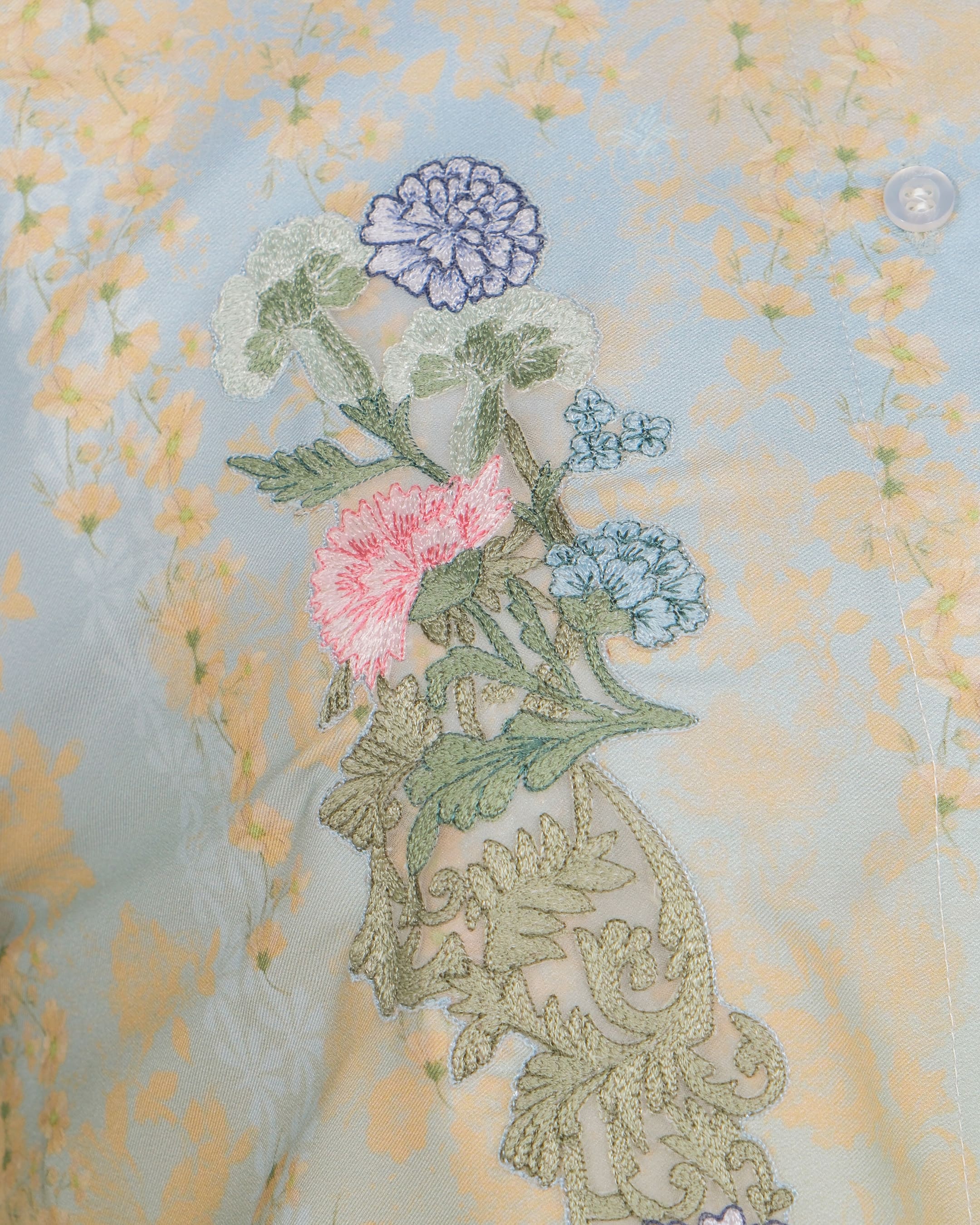 KIRAI BLOUSE - BABY BLUE