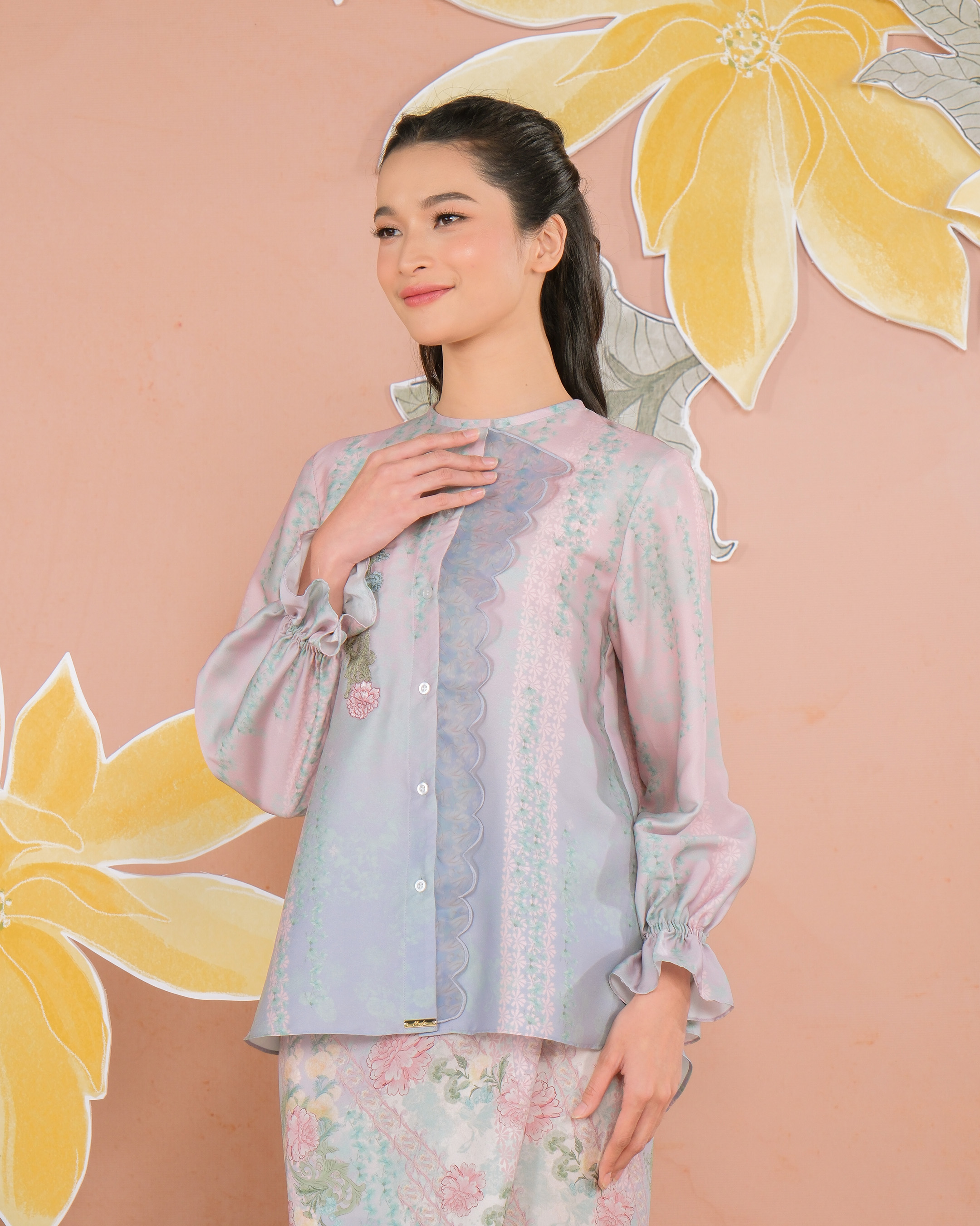 KIRAI BLOUSE - BLUSH