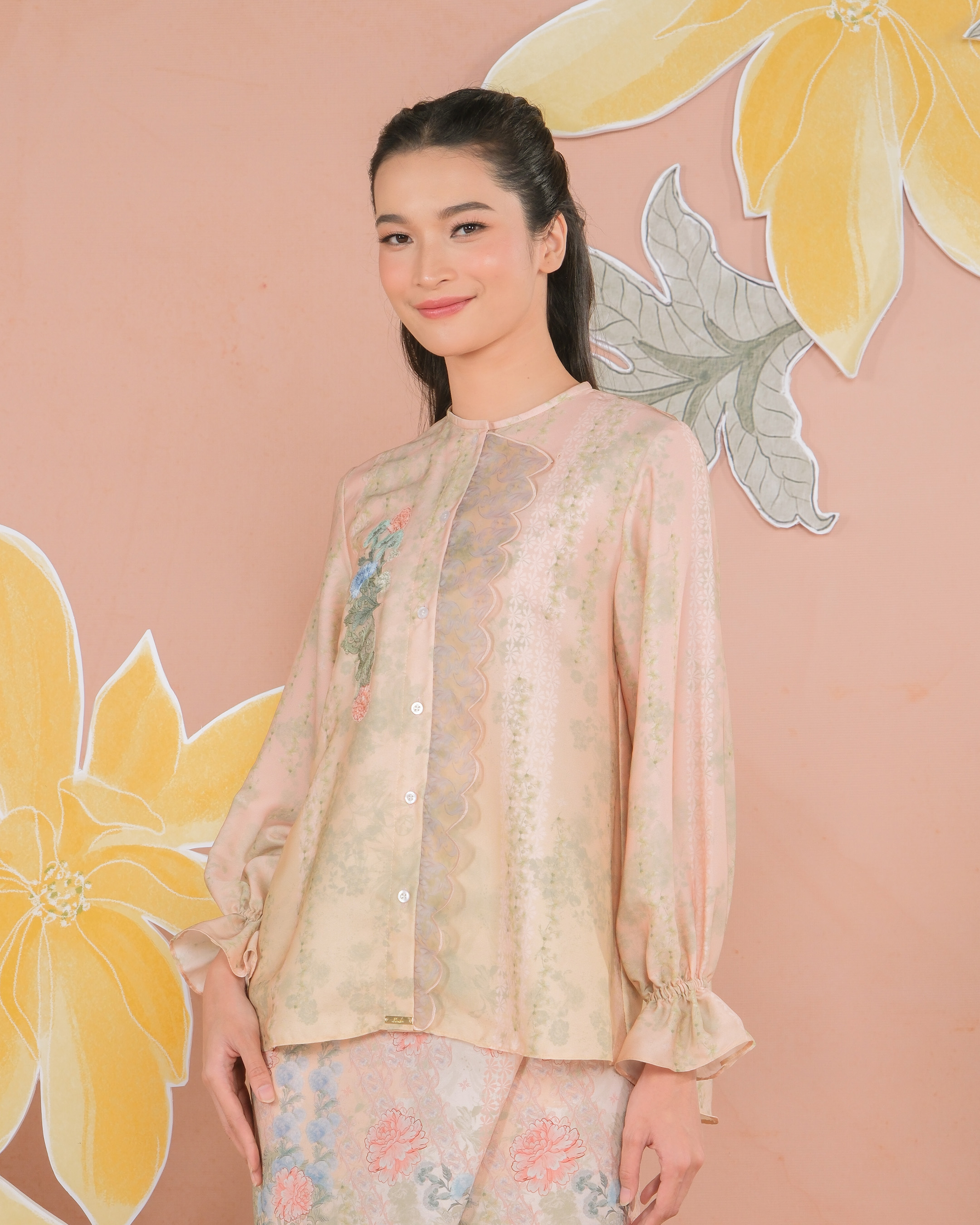 KIRAI BLOUSE - PEACH